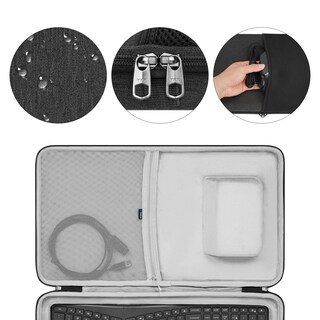 Foto 2 | Funda De Teclado Geekria Hard Shell Travel Para Logitech Ergo K860 - Venta Internacional.
