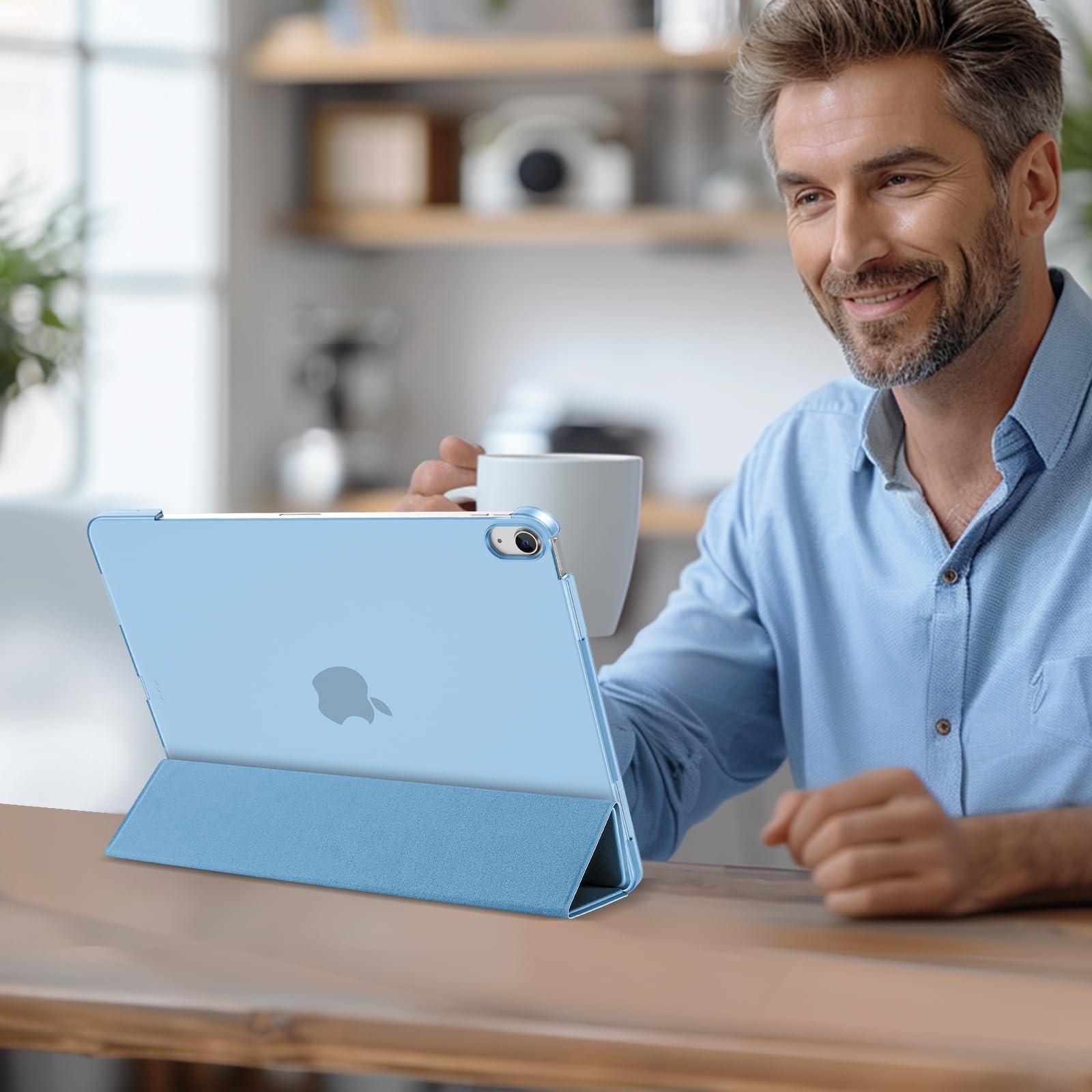 Foto 5 pulgar | Funda Procase Para Ipad Air 13 Pulgadas M3 2025/m2 2024 - Skyblue - Venta Internacional.