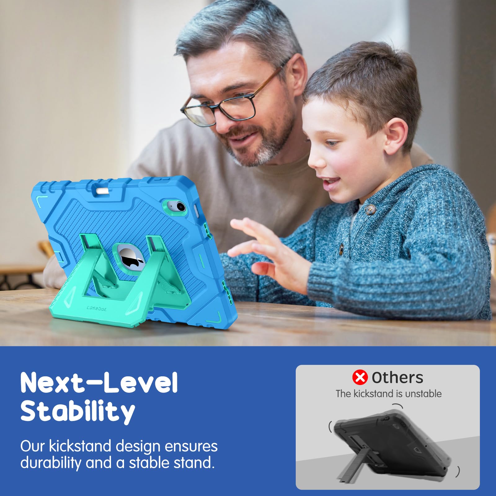 Foto 5 | Funda Fintie  Apta Para Niños  Para Ipad 11.ª Generación De 11 Pulgadas  Azul - Venta Internacional.