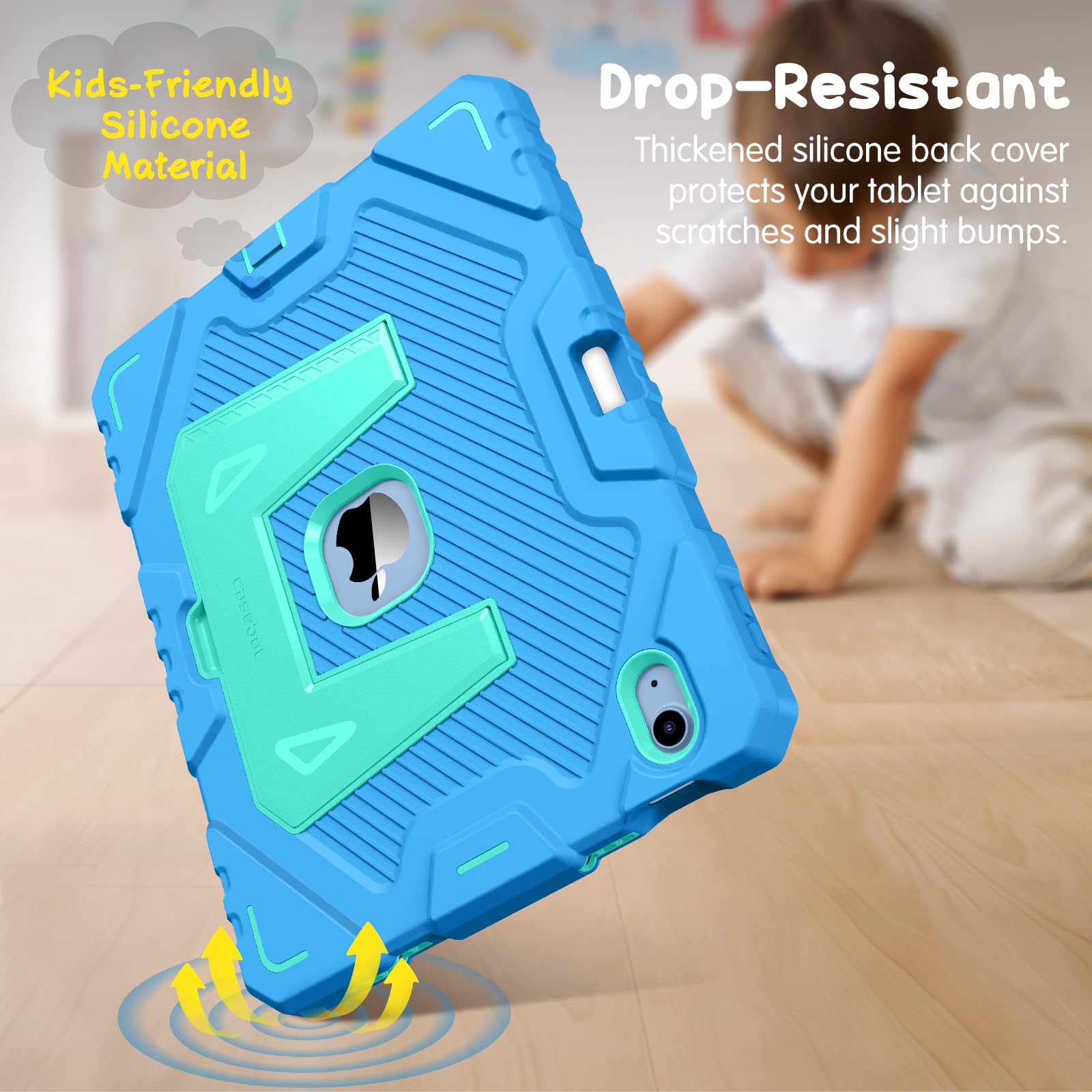 Foto 7 | Funda Fintie  Apta Para Niños  Para Ipad 11.ª Generación De 11 Pulgadas  Azul - Venta Internacional.