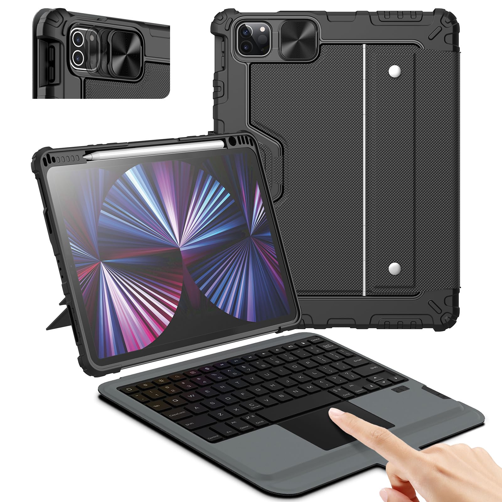 Funda Con Teclado Nillkin Para Ipad Pro 11 Y Ipad Air De 5.ª Y 4.ª Generación - Venta Internacional.