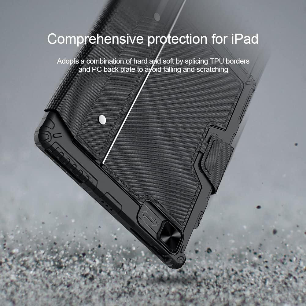 Foto 6 pulgar | Funda Con Teclado Nillkin Para Ipad Pro 11 Y Ipad Air De 5.ª Y 4.ª Generación - Venta Internacional.