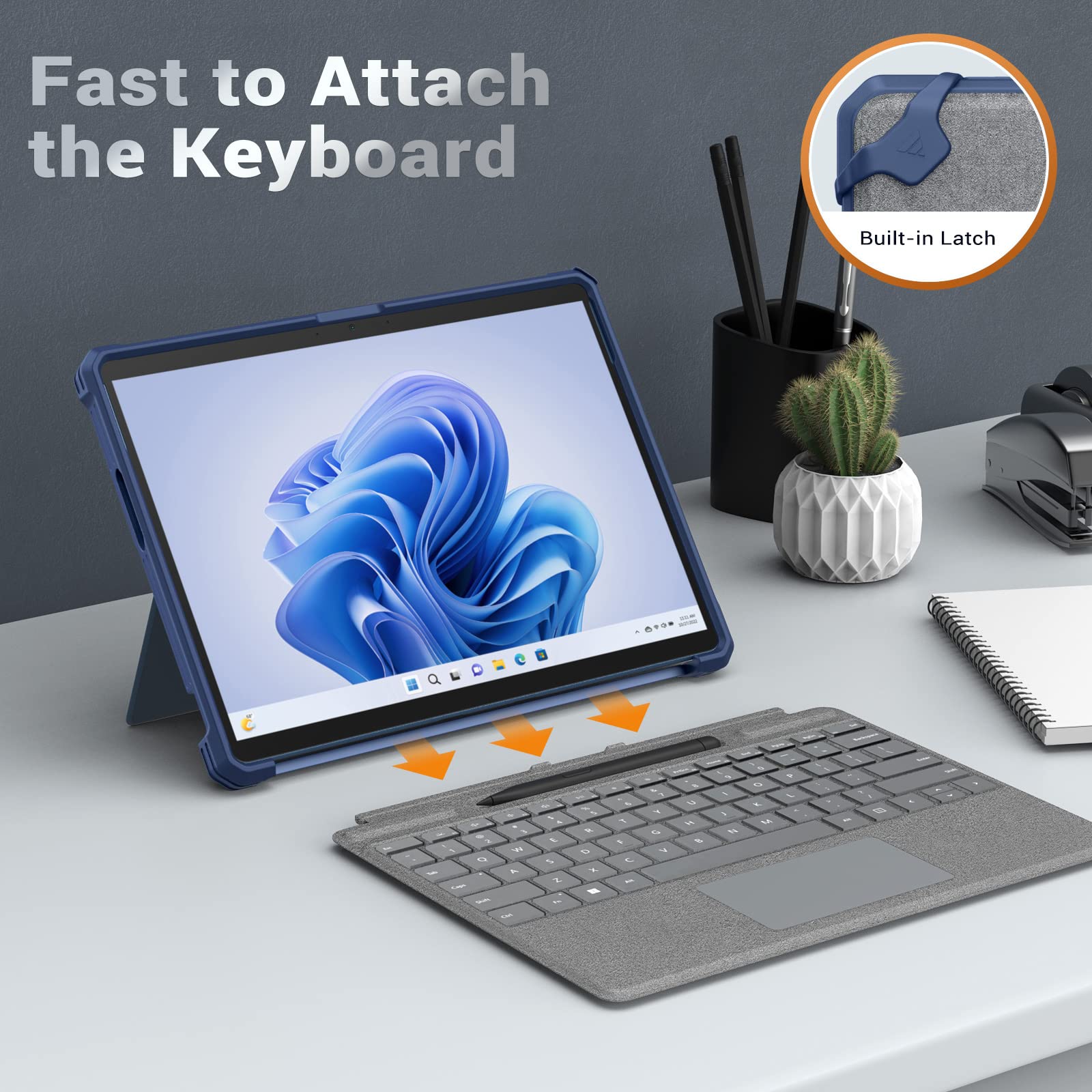 Foto 6 | Funda Moko Compatible Con Microsoft Surface Pro 11/10/9 13'' - Venta Internacional.