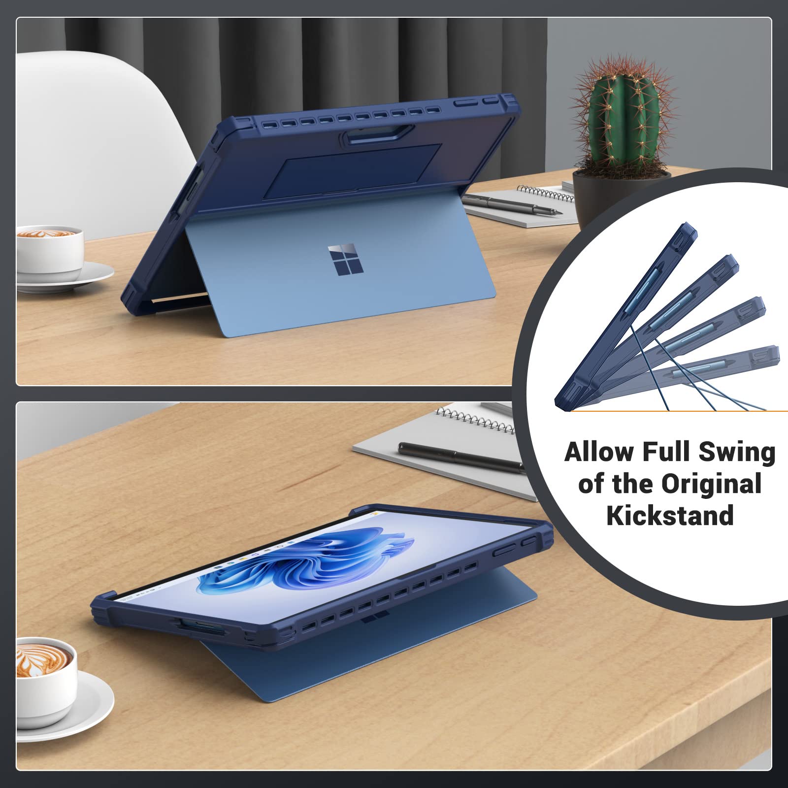 Foto 7 | Funda Moko Compatible Con Microsoft Surface Pro 11/10/9 13'' - Venta Internacional.