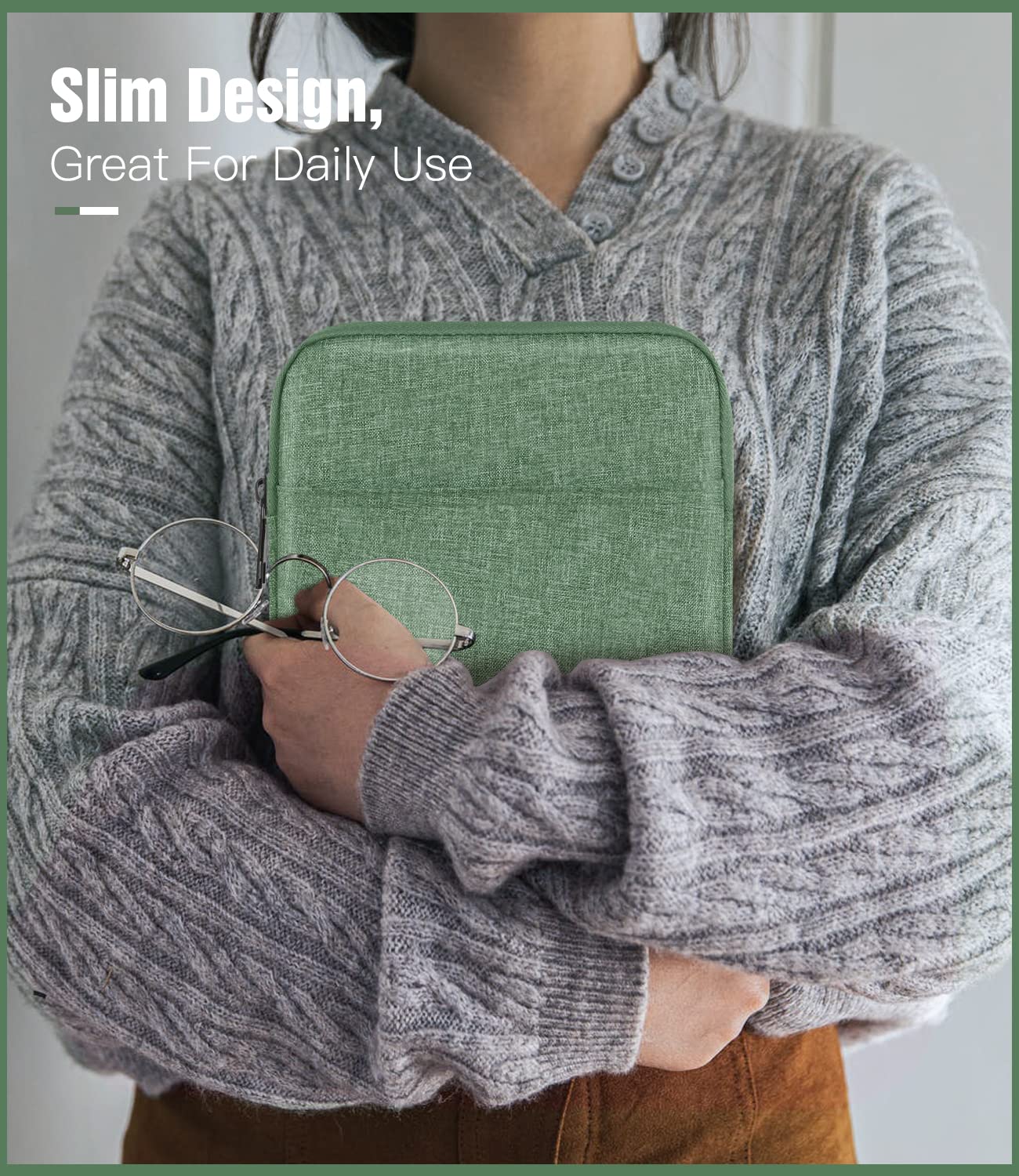 Foto 8 pulgar | Funda Timovo Para Kindle Paperwhite/colorsoft De 6 A 7 Pulgadas  Color Verde - Venta Internacional.