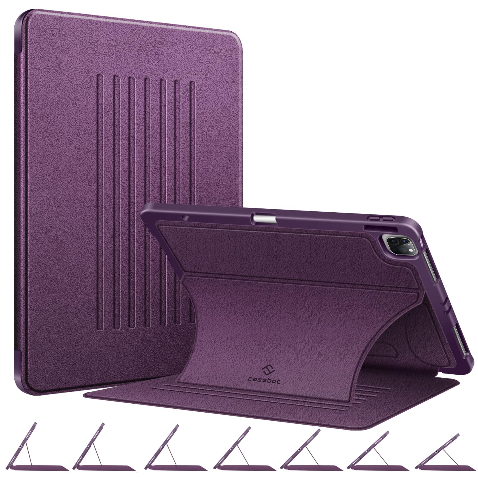 Funda Magnética Casebot Para Ipad Pro 12.9 6th Gen 2022  Color Morado - Venta Internacional.