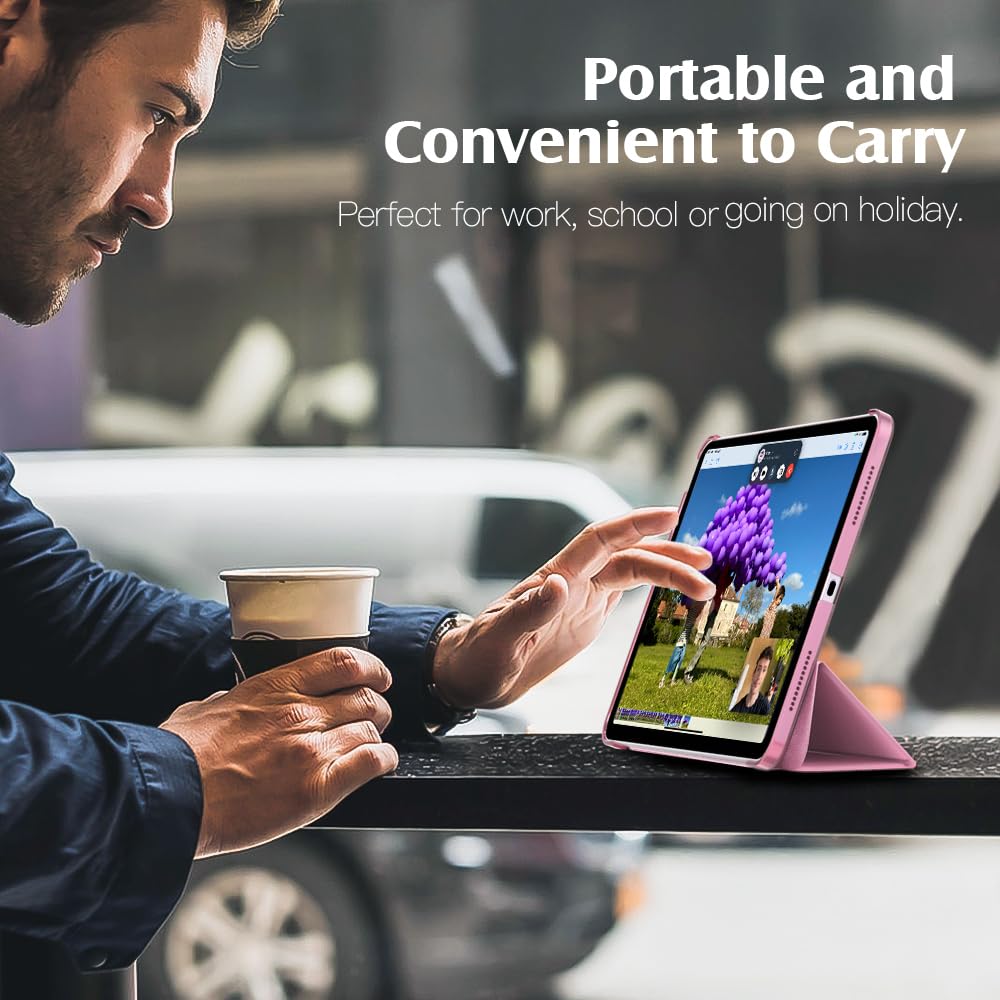 Foto 8 pulgar | Funda Para Ipad Air De 11 Pulgadas Timovo Fondant Pink Carcasa Trasera Dura - Venta Internacional.