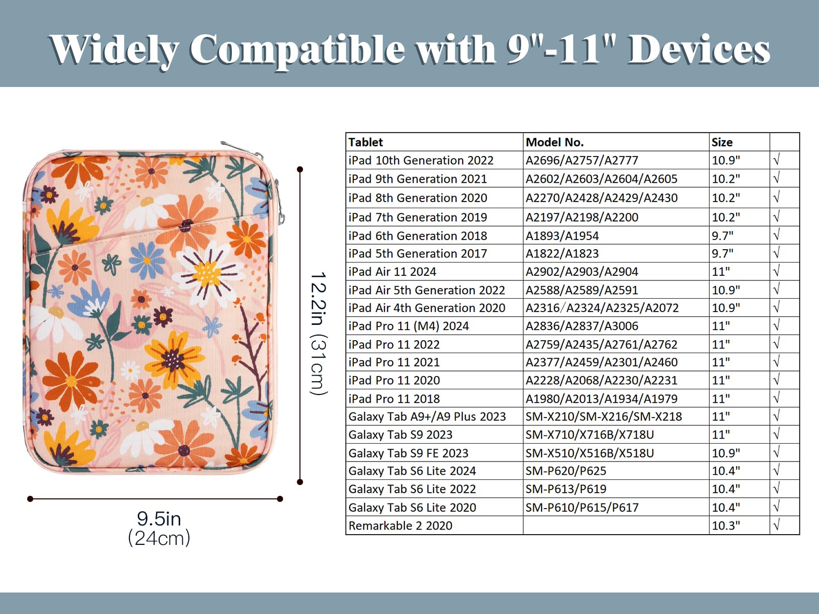 Foto 3 pulgar | Funda Para Tablet Timovo 9-11 Para Ipad 11 Pulgadas A16 2025 Amarilla - Venta Internacional.