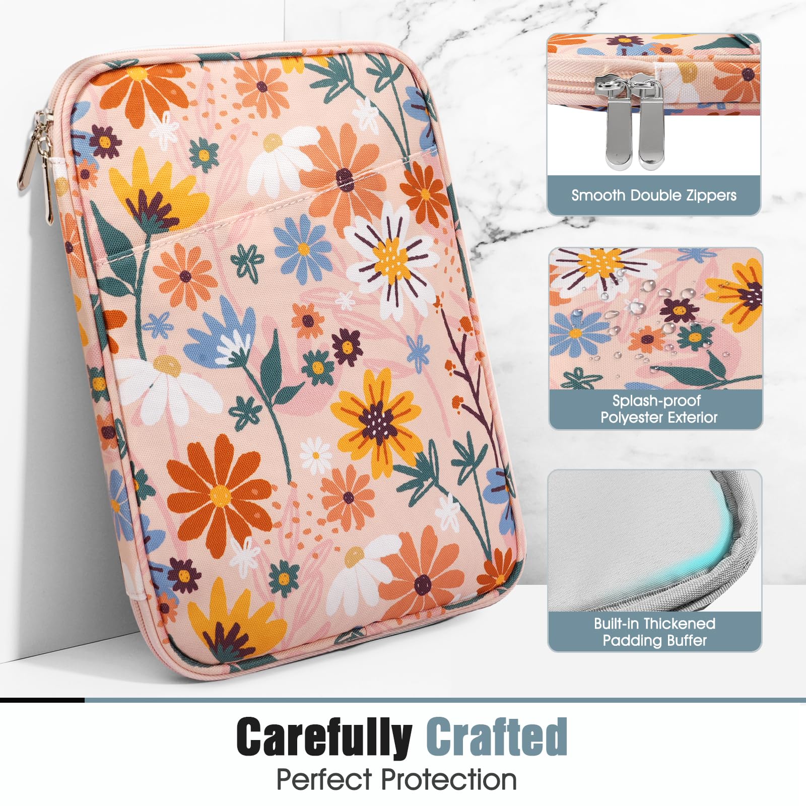 Foto 4 | Funda Para Tablet Timovo 9-11 Para Ipad 11 Pulgadas A16 2025 Amarilla - Venta Internacional.