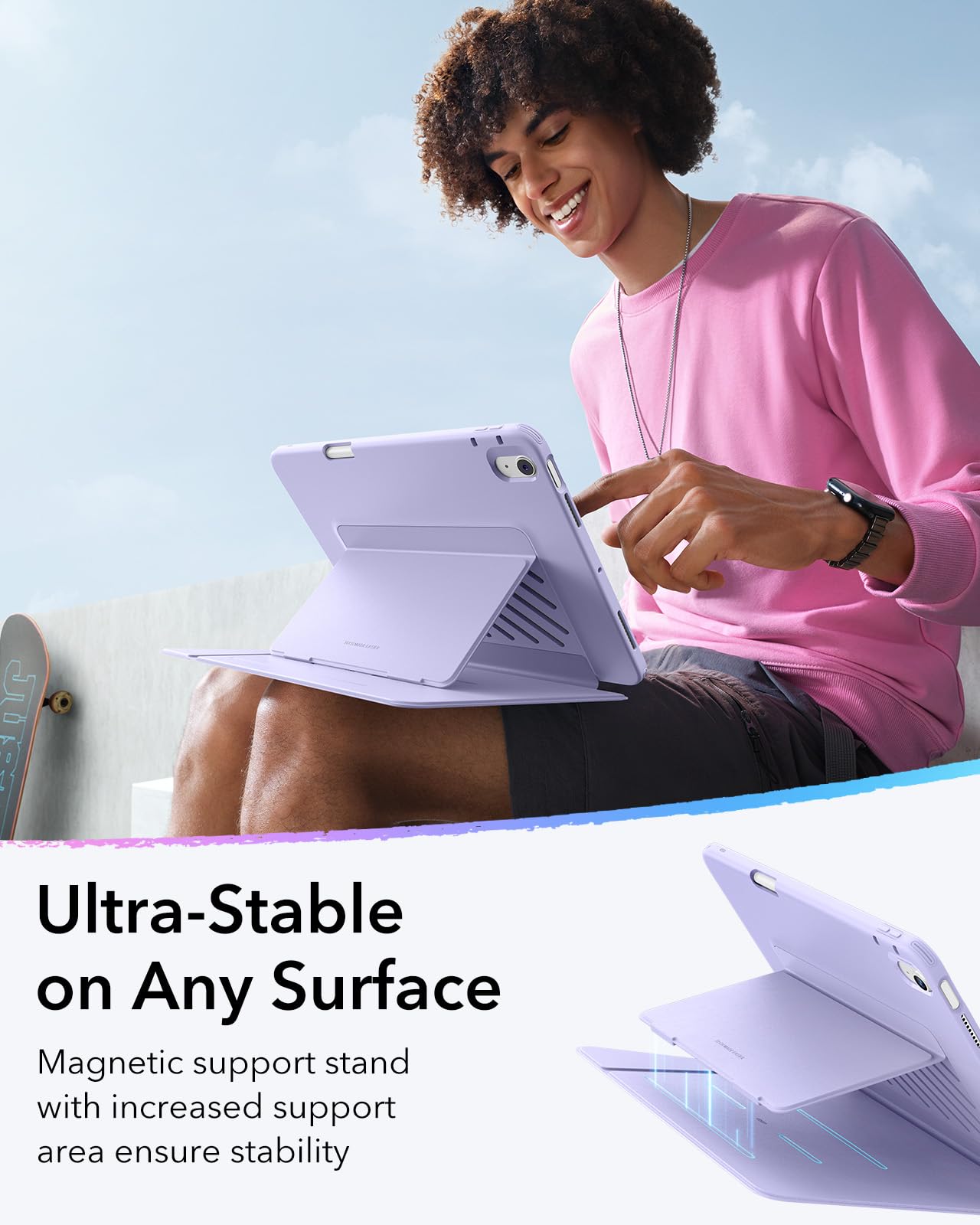 Foto 5 | Funda Esr Para Ipad Air De 11 Pulgadas (2025/2024) Con Soporte Para Lápices - Venta Internacional.