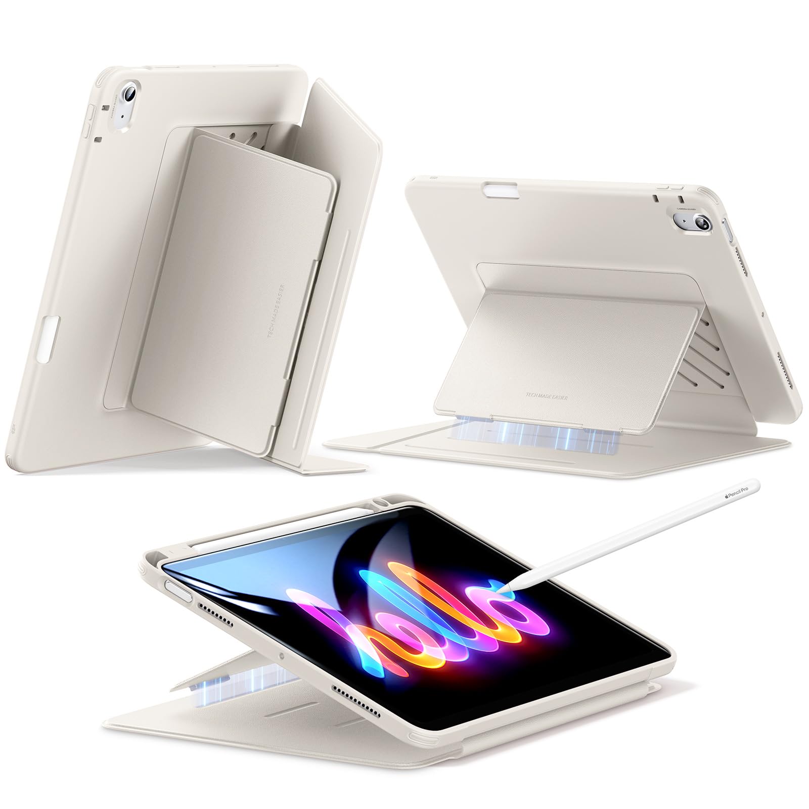 Funda Esr Para Ipad Air De 11 Pulgadas (2025/2024) Con Soporte Para Lápices - Venta Internacional.