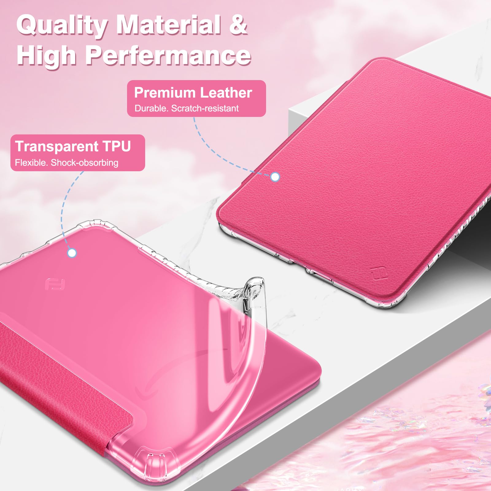 Foto 4 | Funda Fintie Para Kindle Paperwhite 12.ª Generación 2024 Magenta - Venta Internacional.