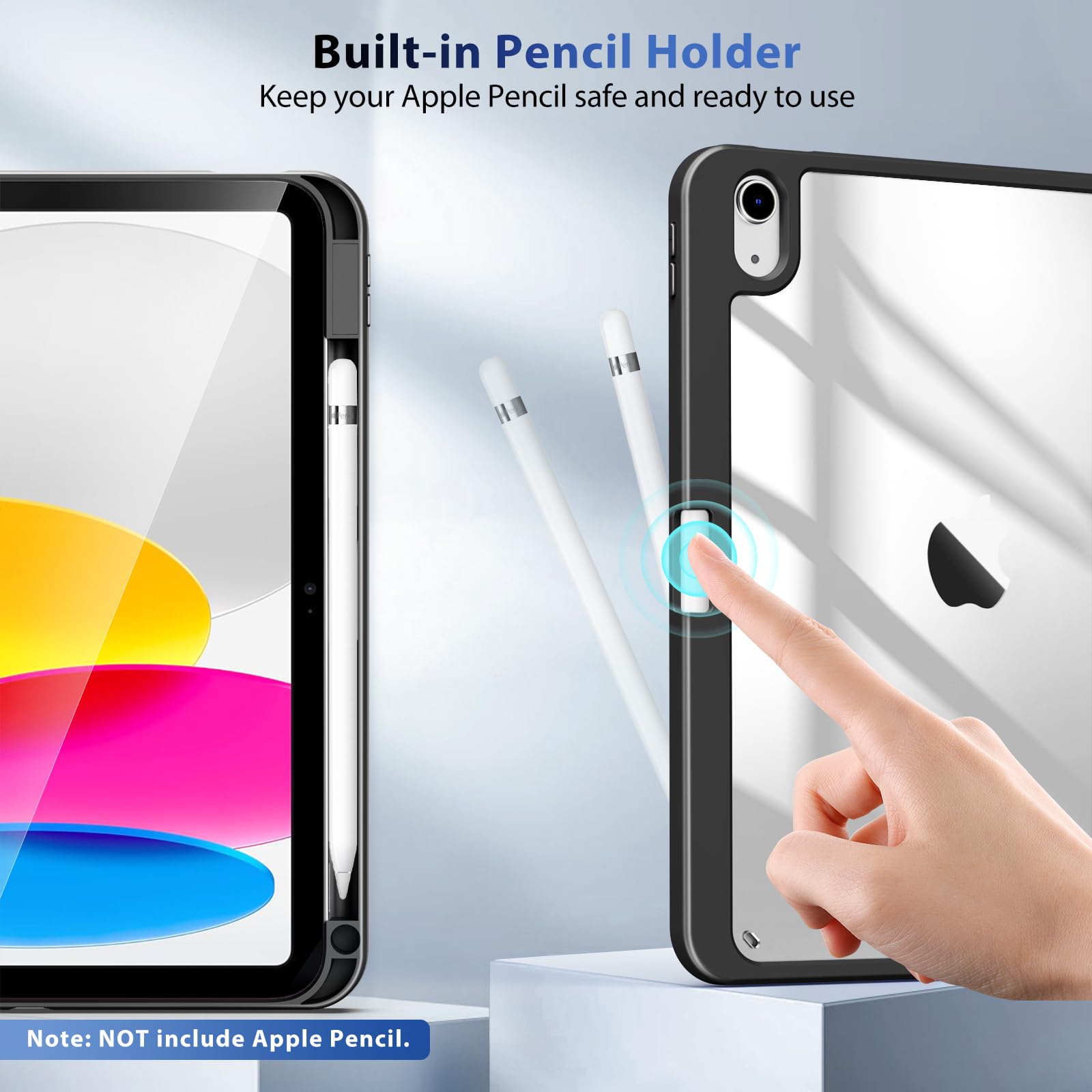 Foto 5 pulgar | Funda Timovo Para Ipad 11.ª Generación De 11 Pulgadas 2025 Con Soporte Para Lápices - Venta Internacional.