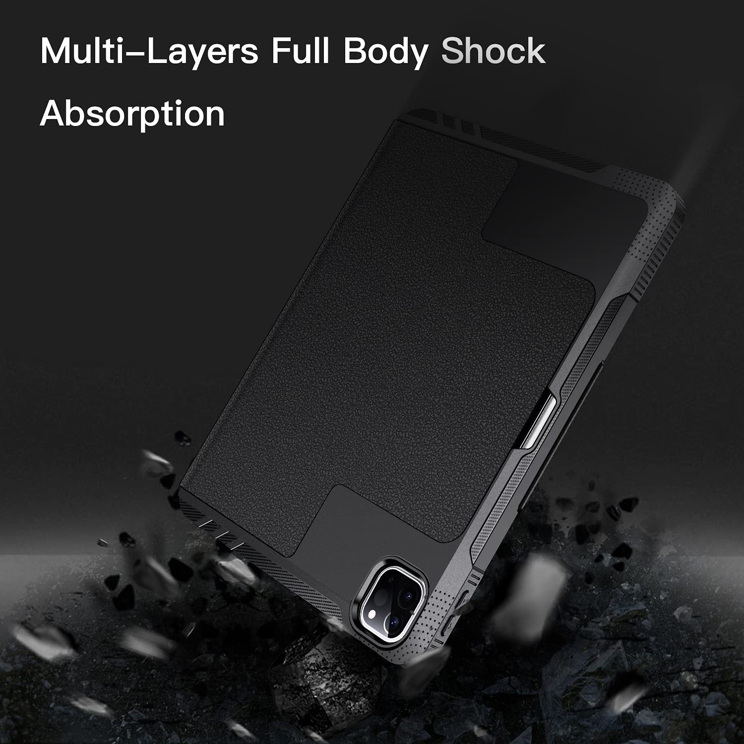 Foto 7 pulgar | Funda Ztotopcases Para Ipad Pro De 13 Y 12 9 Pulgadas Con Soporte - Venta Internacional.