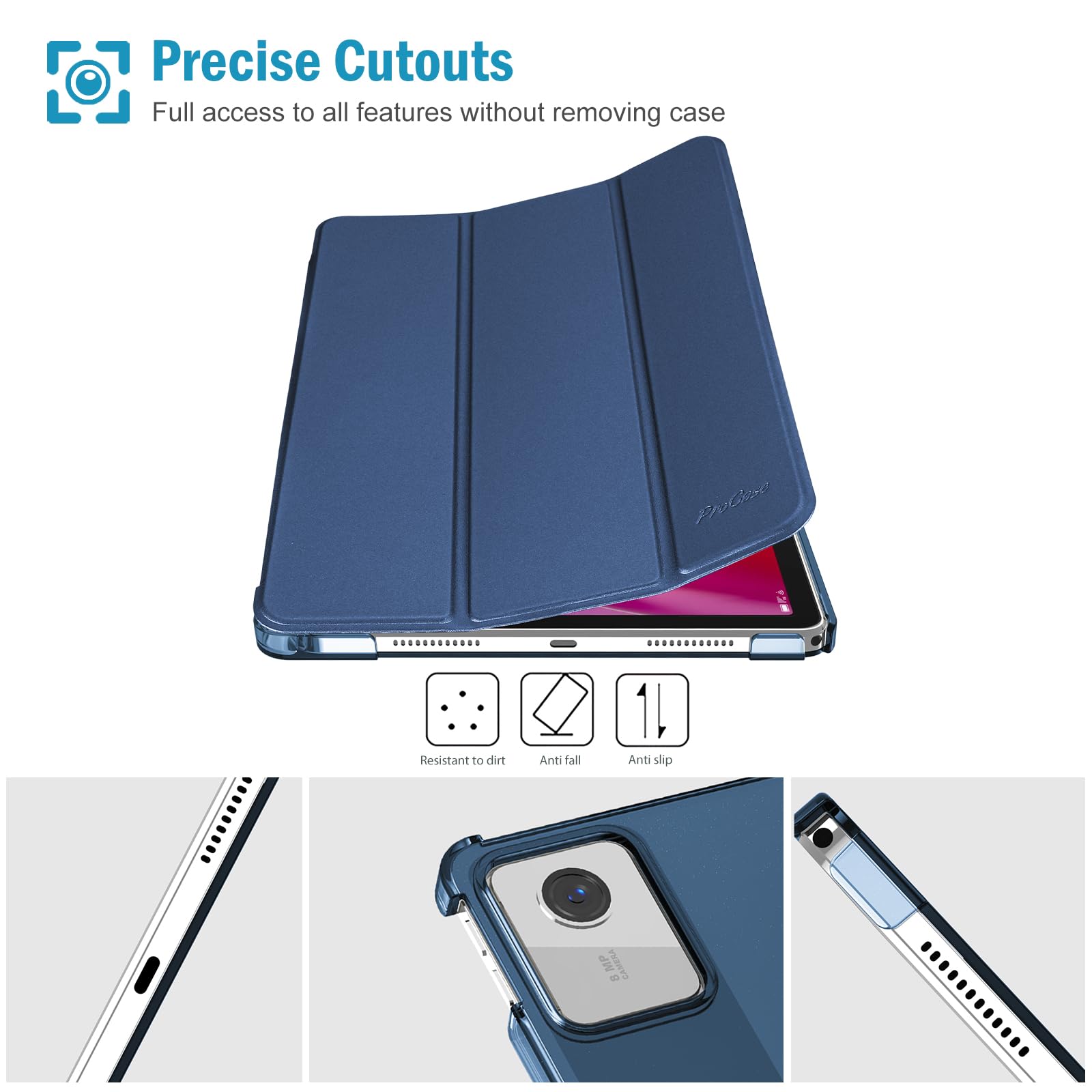 Foto 6 pulgar | Funda Para Tableta Procase Smart Para Lenovo Tab M11/k11 11 2024 - Venta Internacional.
