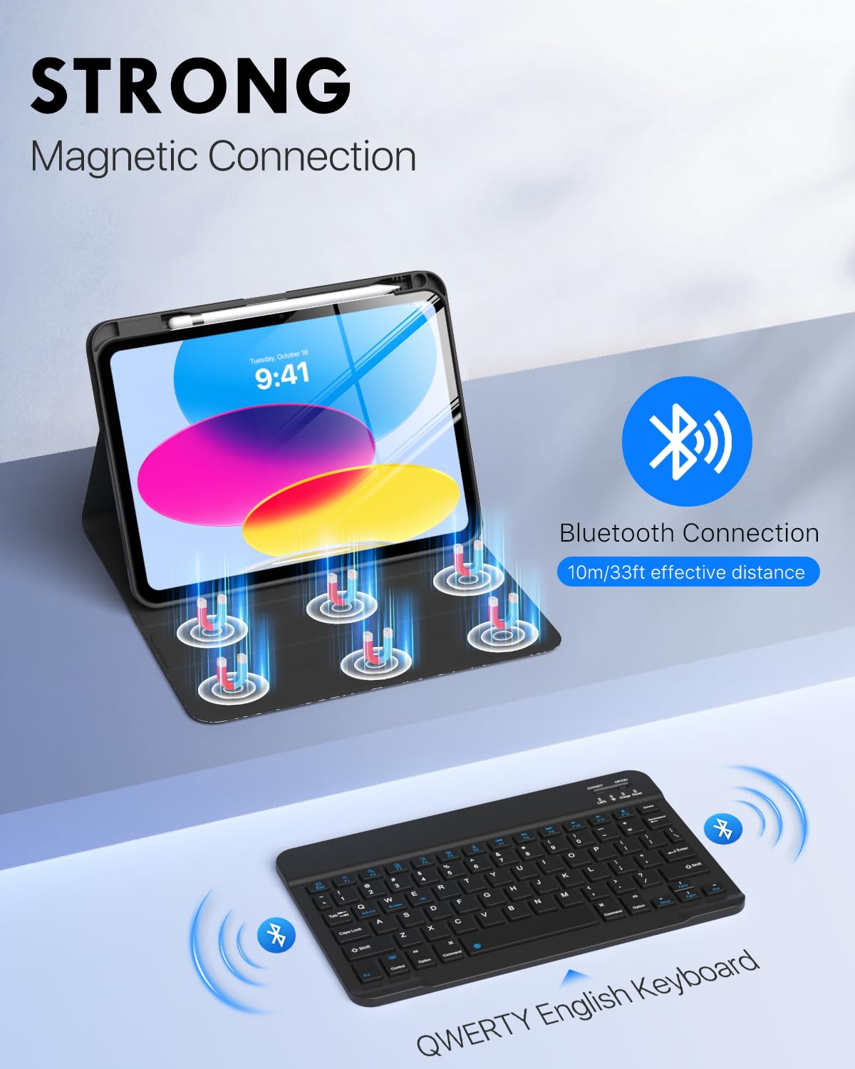 Foto 4 pulgar | Funda Con Teclado Moko Para Ipad 11.ª Generación  11 Pulgadas  2025  Con Lápiz - Venta Internacional.