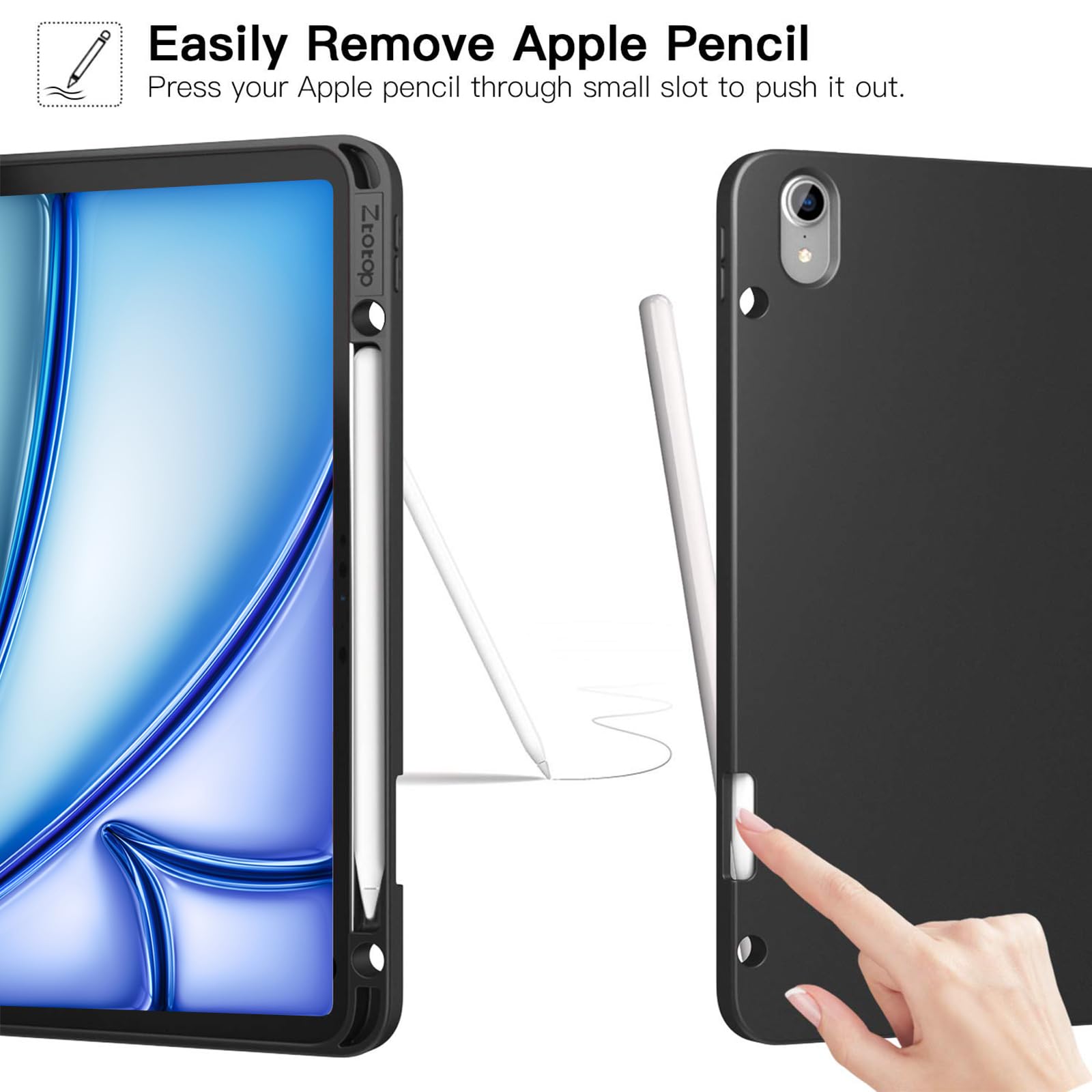Foto 4 pulgar | Funda Ztotopfundas Para Ipad Air De 13 Pulgadas/ipad Pro De 12 9 Pulgadas - Venta Internacional.