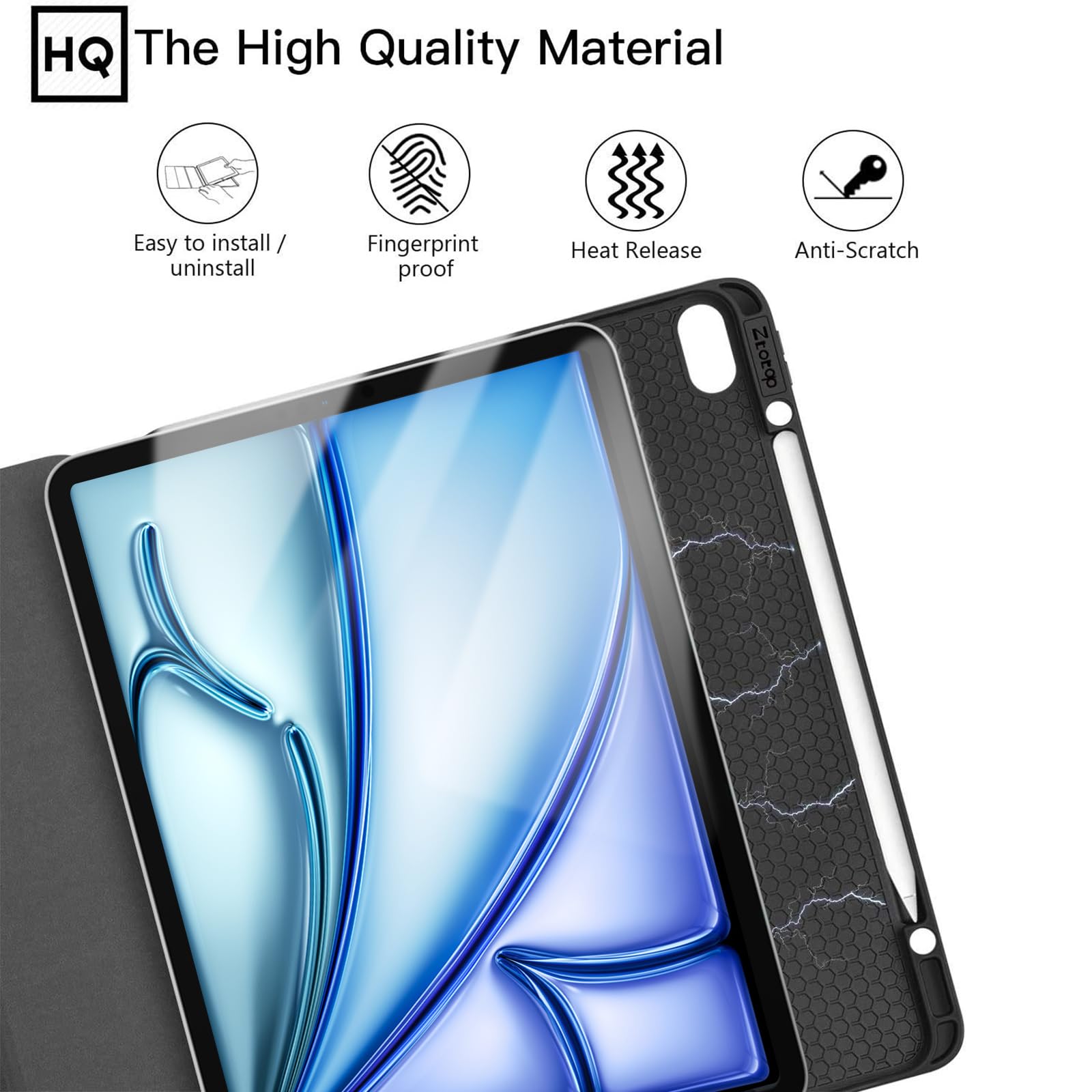 Foto 6 | Funda Ztotopfundas Para Ipad Air De 13 Pulgadas/ipad Pro De 12 9 Pulgadas - Venta Internacional.