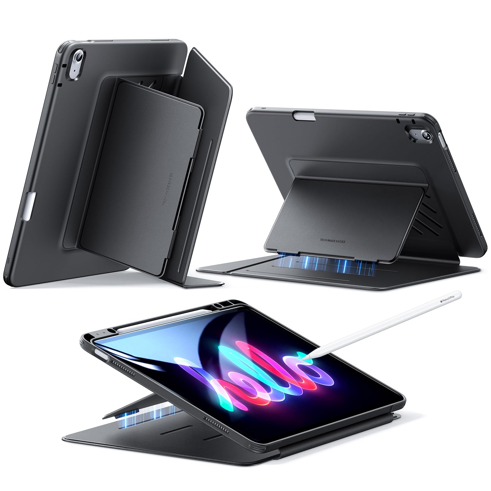 Funda Esr Para Ipad Air M3/m2 De 13 Pulgadas (2025/2024) Con Soporte Para Lápices - Venta Internacional.