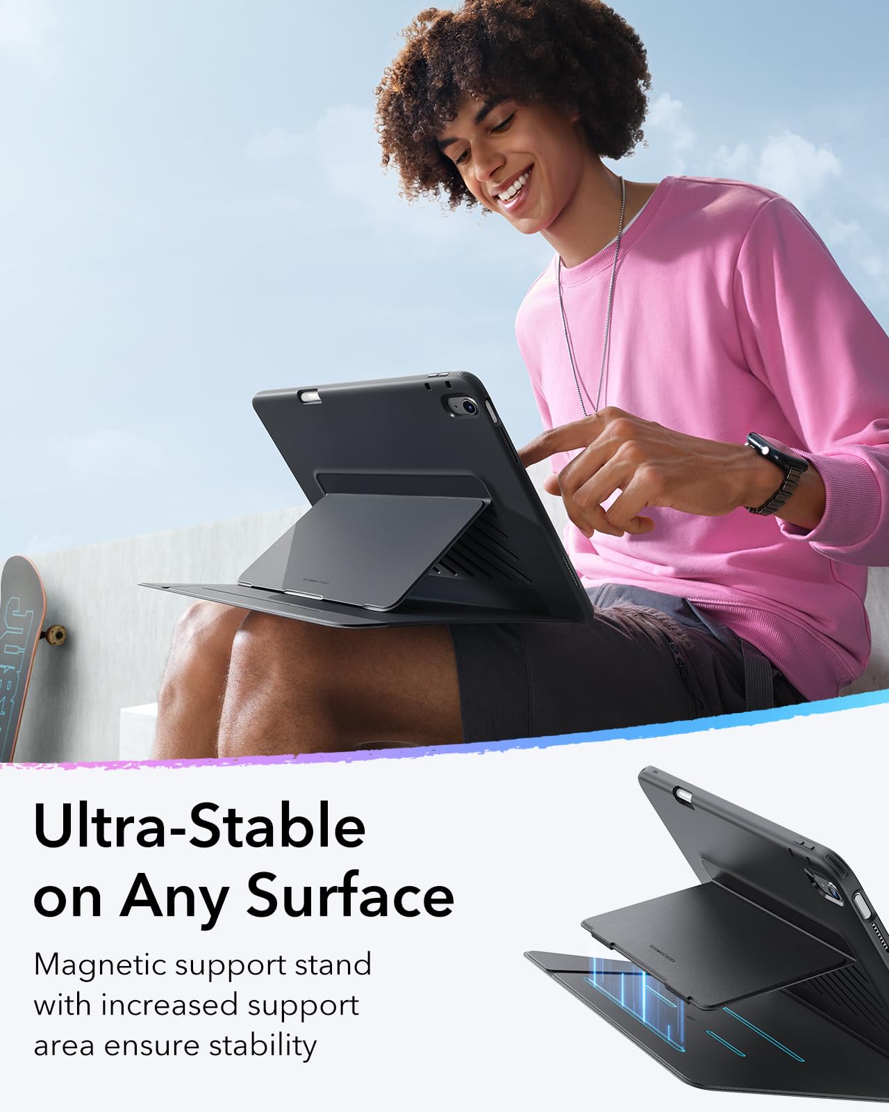 Foto 6 pulgar | Funda Esr Para Ipad Air M3/m2 De 13 Pulgadas (2025/2024) Con Soporte Para Lápices - Venta Internacional.