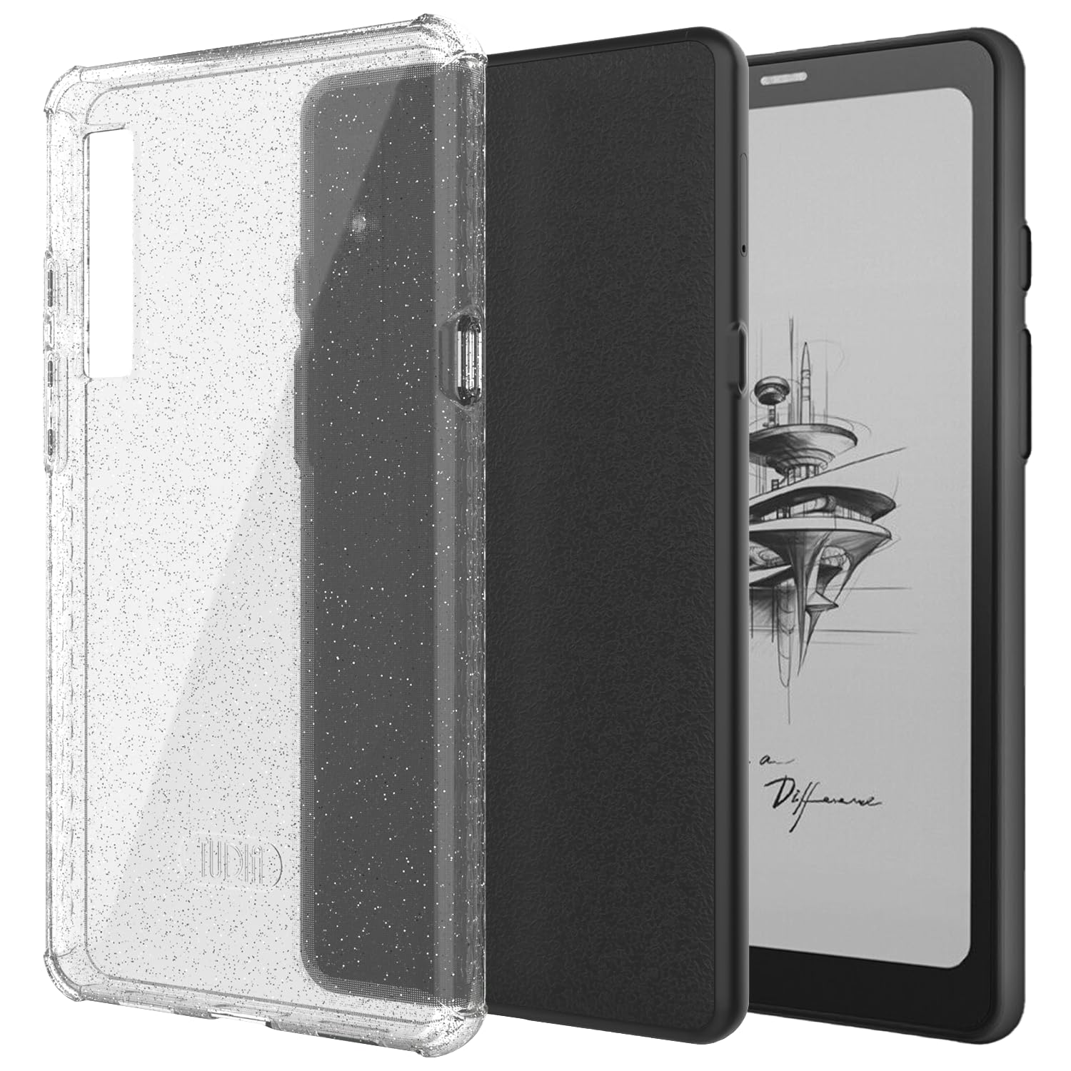 Foto 2 pulgar | Funda Tudia Skn Transparente A Prueba De Golpes Onyx Boox Palma 6.13 - Venta Internacional.