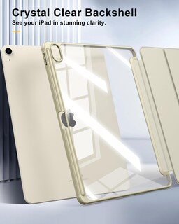 Foto 6 | Funda Timovo Para Ipad Air De 13 Pulgadas Con Soporte Para Lápices Color Dorado Champán - Venta Internacional.