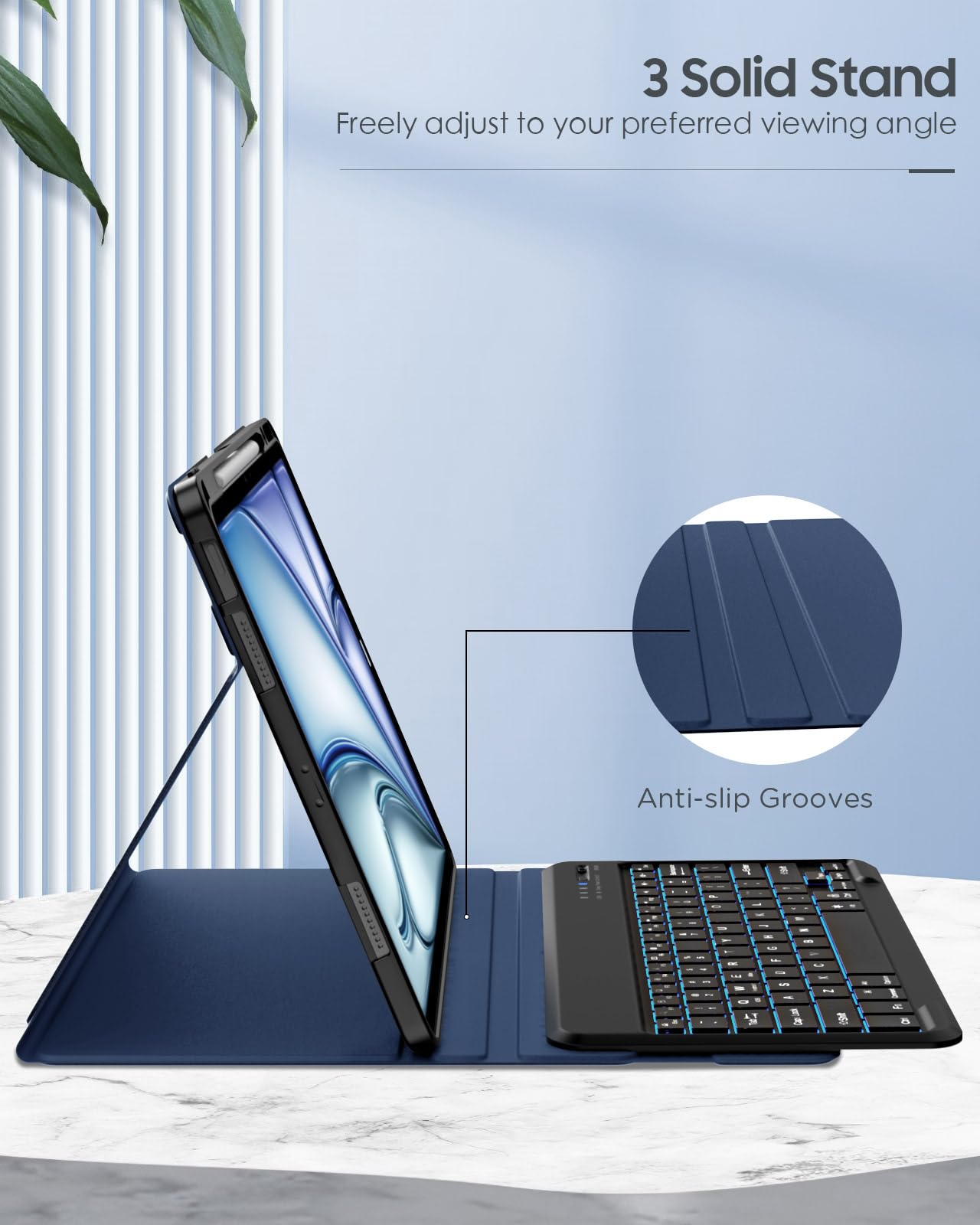 Foto 5 | Funda De Teclado Moko Para Ipad Air De 13 Pulgadas Con Teclado 2025/2024 - Venta Internacional.