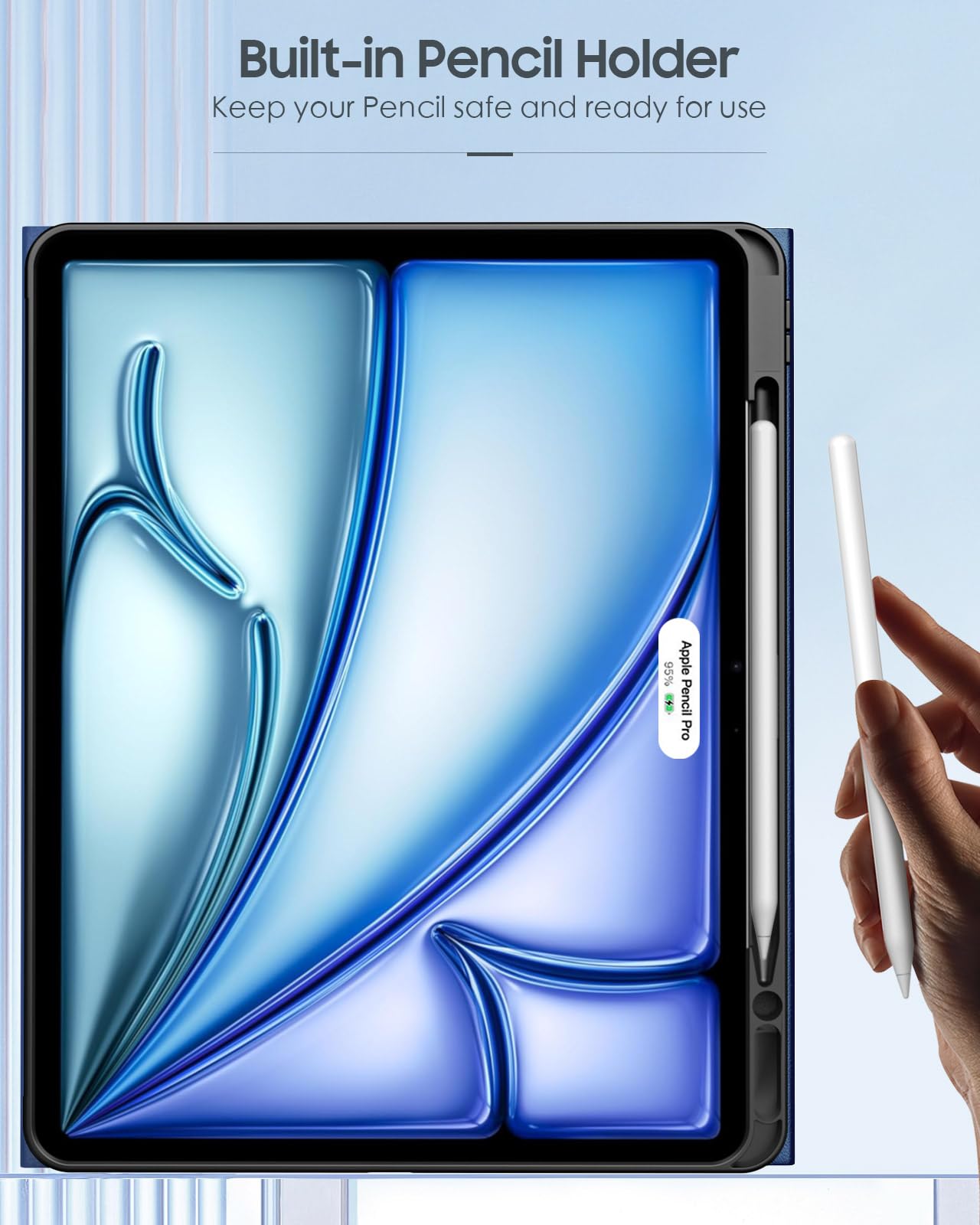 Foto 8 pulgar | Funda De Teclado Moko Para Ipad Air De 13 Pulgadas Con Teclado 2025/2024 - Venta Internacional.
