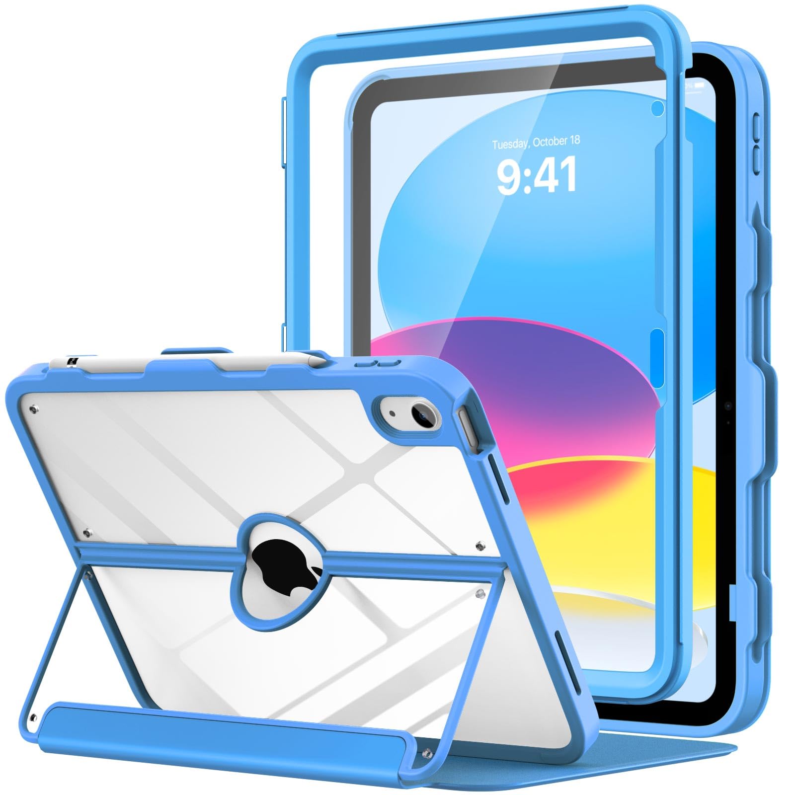 Funda Moko Para Ipad De 11 Pulgadas (a16) De 11.ª Generación Con Soporte Para Lápices - Venta Internacional.