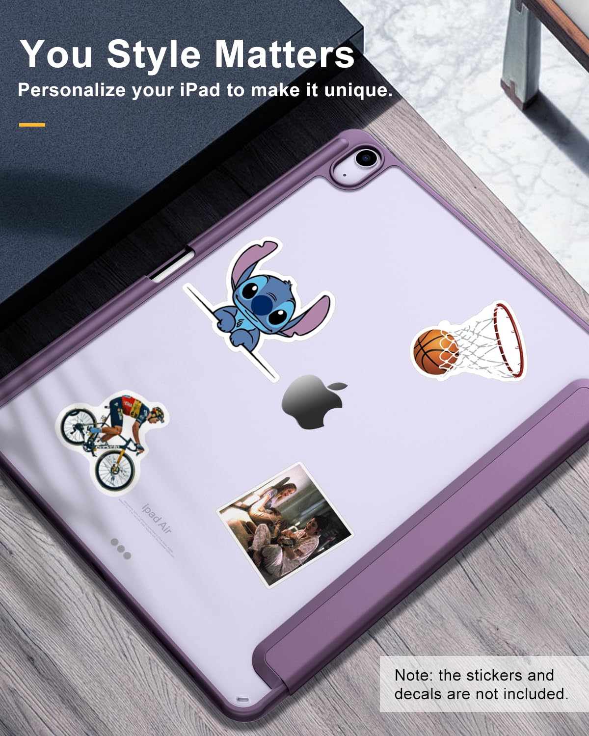 Foto 6 pulgar | Funda Timovo Para Ipad Air De 13 Pulgadas Con Soporte Para Lápices  Color Morado Oscuro - Venta Internacional.