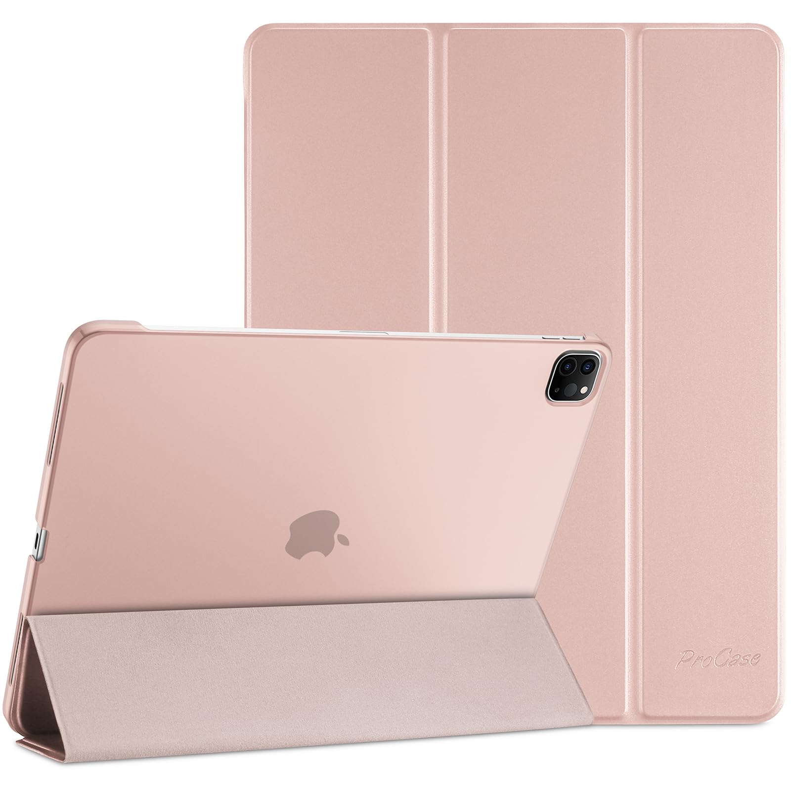 Smart Case Procase Para Ipad Pro 12.9 2022/2021/2020/2018 - Rosa - Venta Internacional.