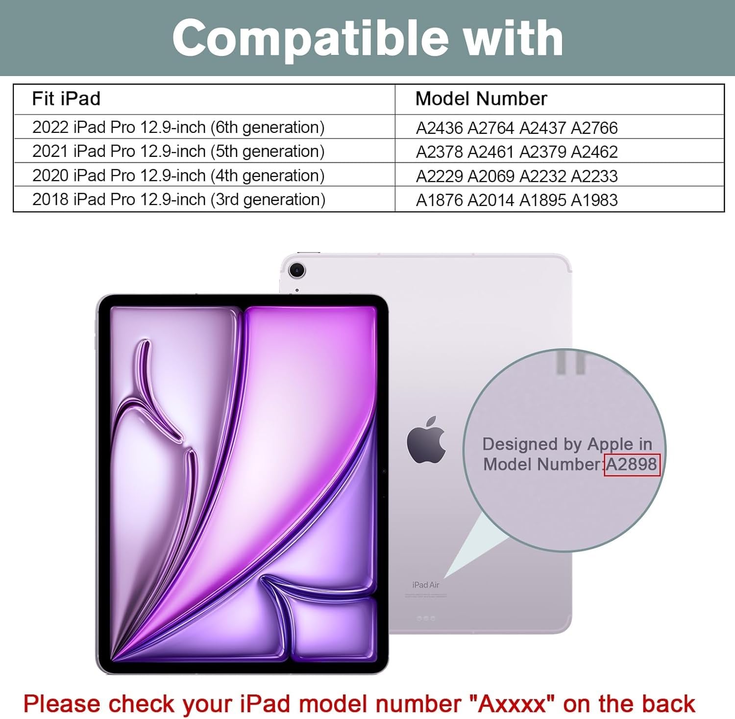 Foto 2 | Smart Case Procase Para Ipad Pro 12.9 2022/2021/2020/2018 - Rosa - Venta Internacional.