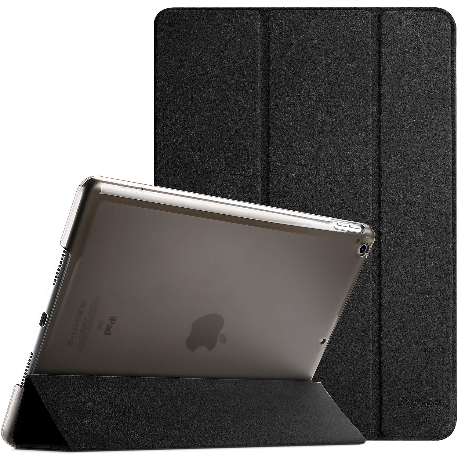 Funda Procase Para Ipad De 9ª  8ª Y 7ª Generación De 10 2 Pulgadas  Color Negro Mate - Venta Internacional.