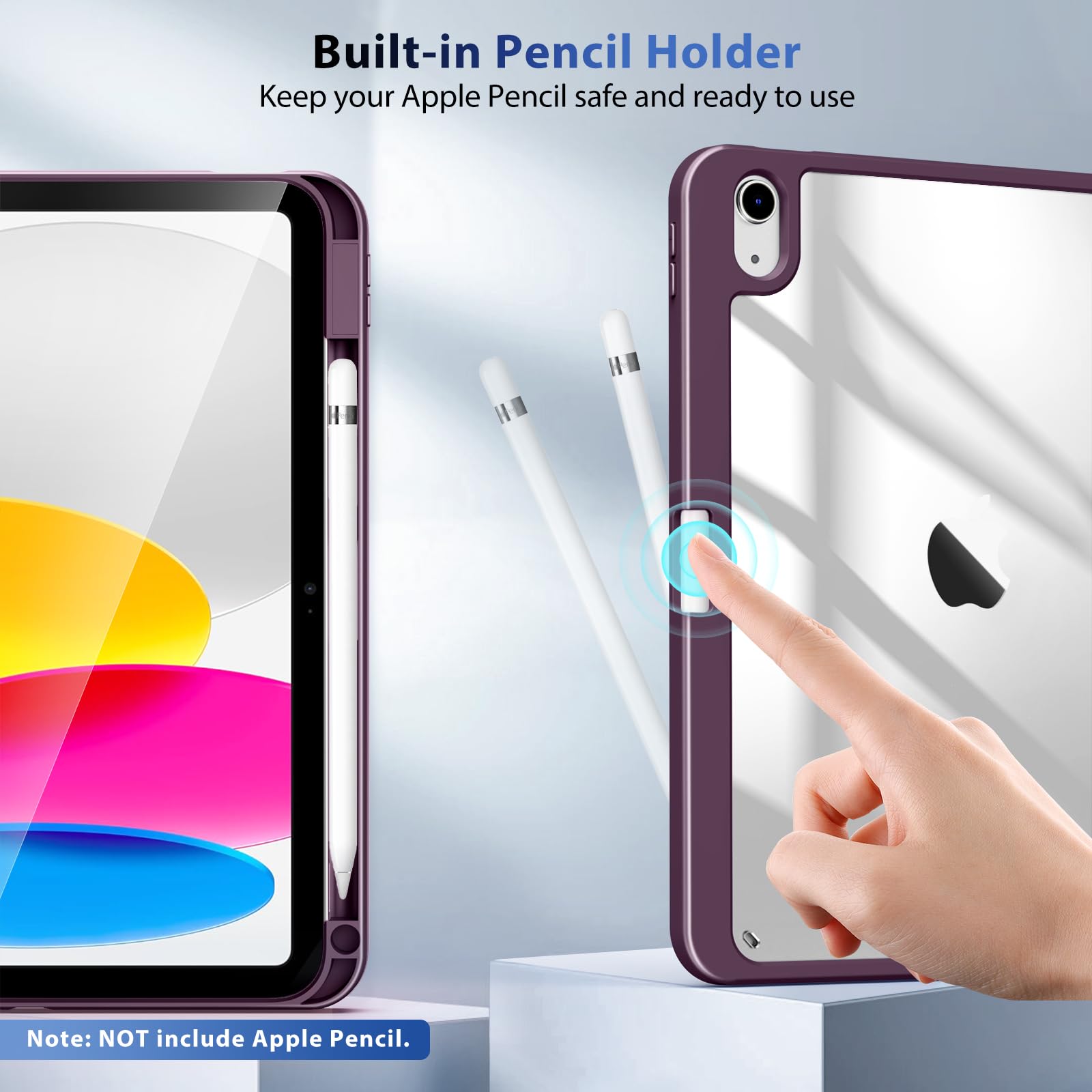 Foto 5 pulgar | Funda Timovo Para Ipad 11.ª Generación De 11 Pulgadas 2025 Con Soporte Para Lápices - Venta Internacional.