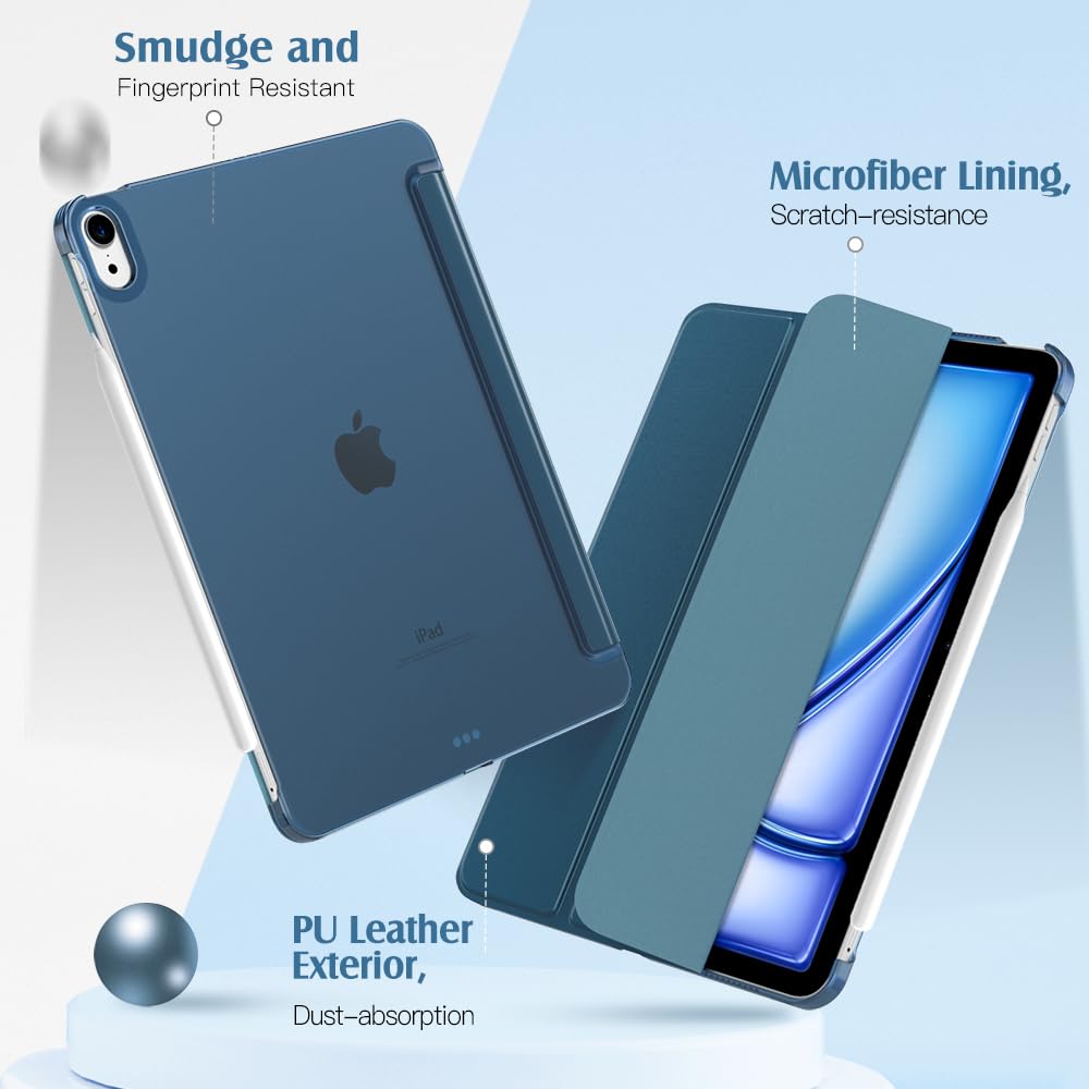 Foto 5 pulgar | Funda Para Ipad Air De 11 Pulgadas Timovo M3/m2-2025/2024  Azul Cobalto - Venta Internacional.