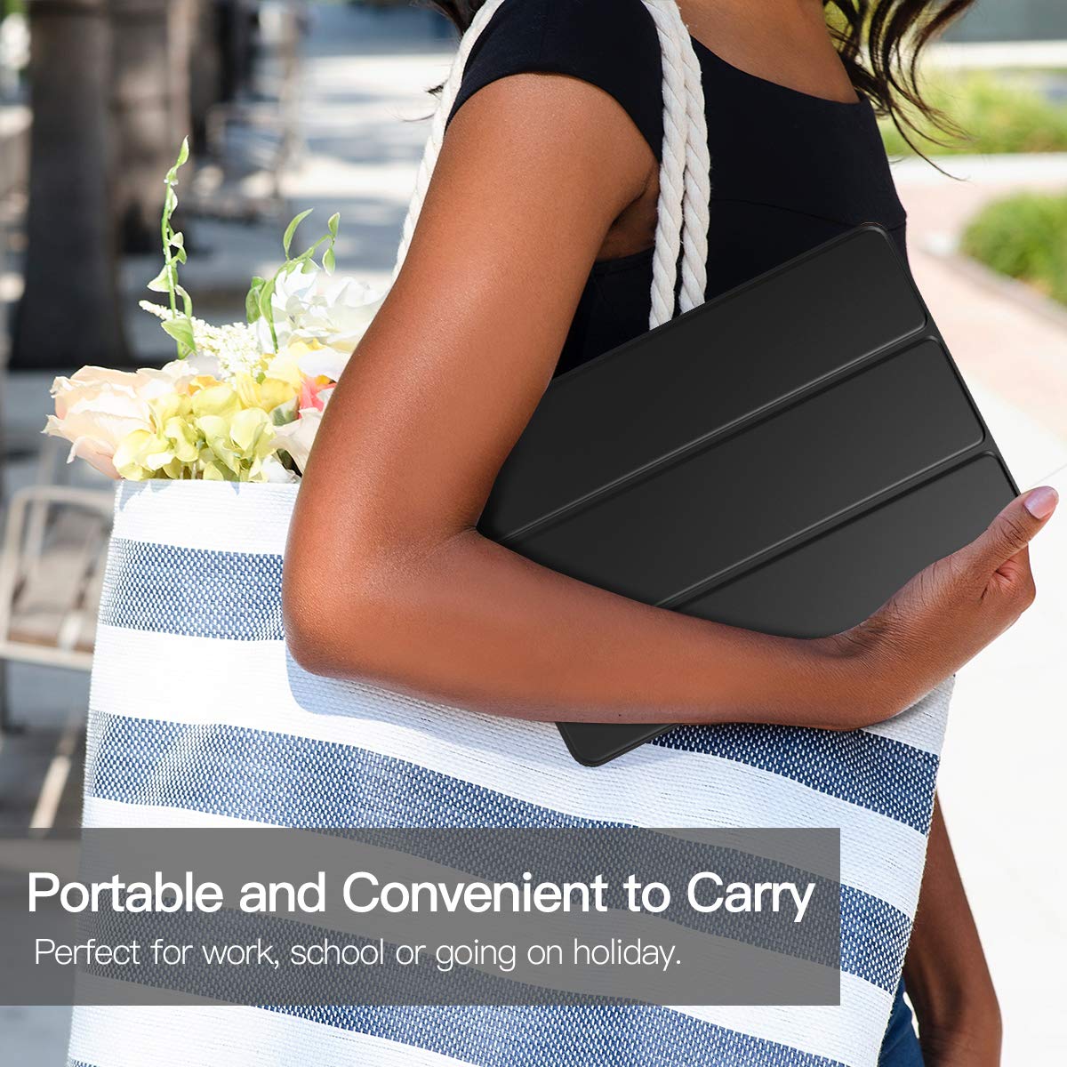 Foto 7 pulgar | Funda Timovo Ipad 10.2 Para Ipad De 9ª  8ª Y 7ª Generación Con Soporte  Color Negro - Venta Internacional.