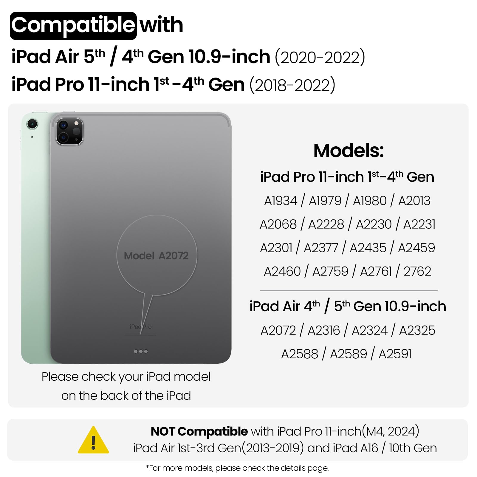 Foto 3 pulgar | Funda Con Teclado Y Panel Táctil Para Ipad Pro 11 Y Ipad Air - Venta Internacional.