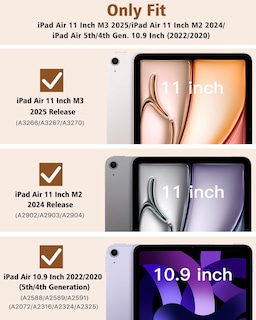 Foto 2 | Funda Para Ipad Air De 11 Pulgadas Timovo M3/m2-2025/2024 5.ª Y 4.ª Generación - Venta Internacional.