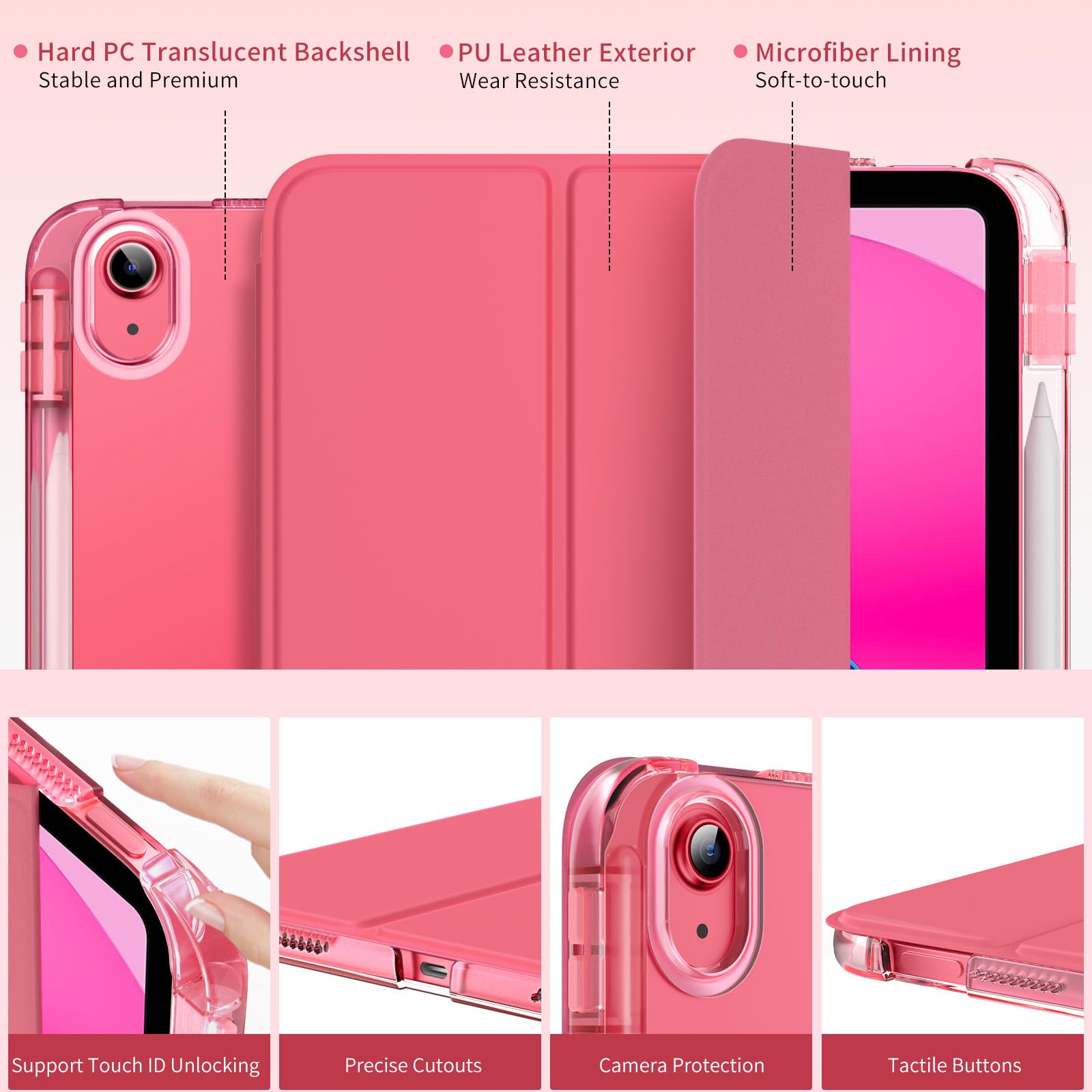 Foto 3 | Funda Moko Para Ipad 11.ª Generación  11 Pulgadas  2025 Y 10.ª Generación  10.9 Pulgadas - Venta Internacional.
