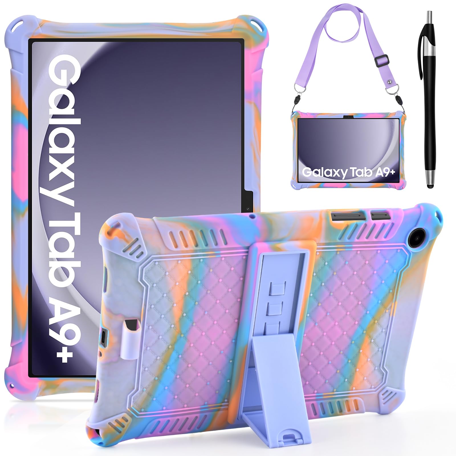 Funda Detuosi Compatible Con Samsung Galaxy Tab A9 Plus De 11 Pulgadas - Venta Internacional.