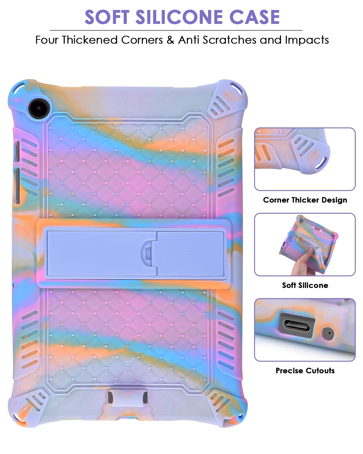 Foto 7 pulgar | Funda Detuosi Compatible Con Samsung Galaxy Tab A9 Plus De 11 Pulgadas - Venta Internacional.