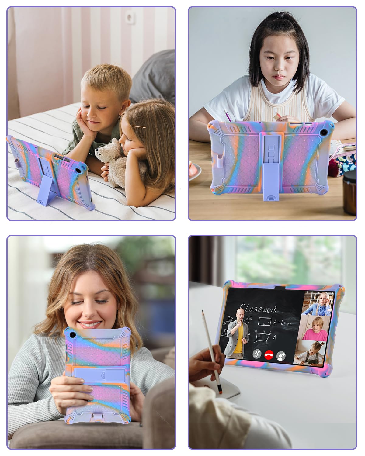 Foto 7 | Funda Detuosi Compatible Con Samsung Galaxy Tab A9 Plus De 11 Pulgadas - Venta Internacional.