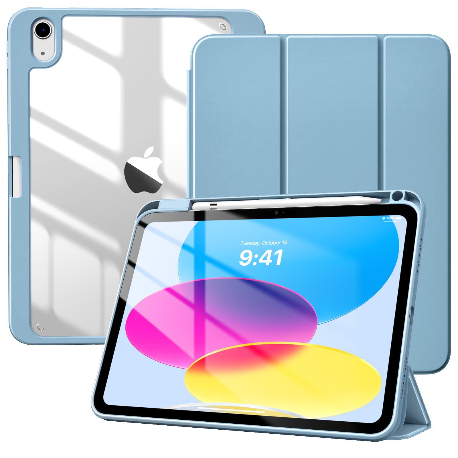 Funda Timovo Para Ipad (a16) 11.ª Generación  11 Pulgadas 2025 Haze Blue - Venta Internacional.