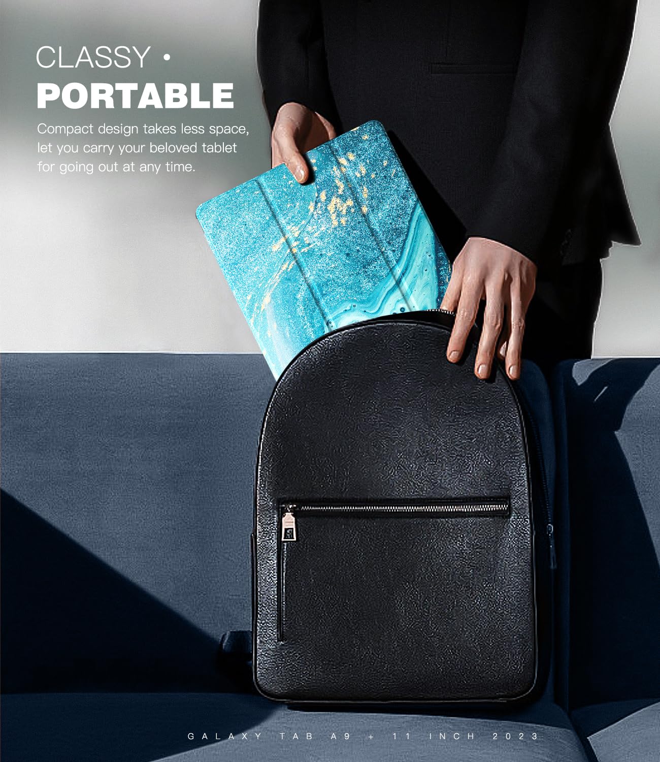 Foto 8 pulgar | Funda Timovo Para Samsung Galaxy Tab A9+ 11'' 2023 Con Soporte - Venta Internacional.