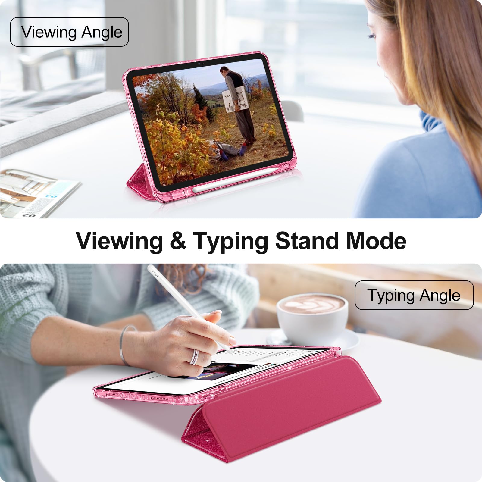 Foto 3 | Funda Fintie Slim Para Ipad 11.ª Generación De 11 Pulgadas Con Soporte Para Lápices - Venta Internacional.