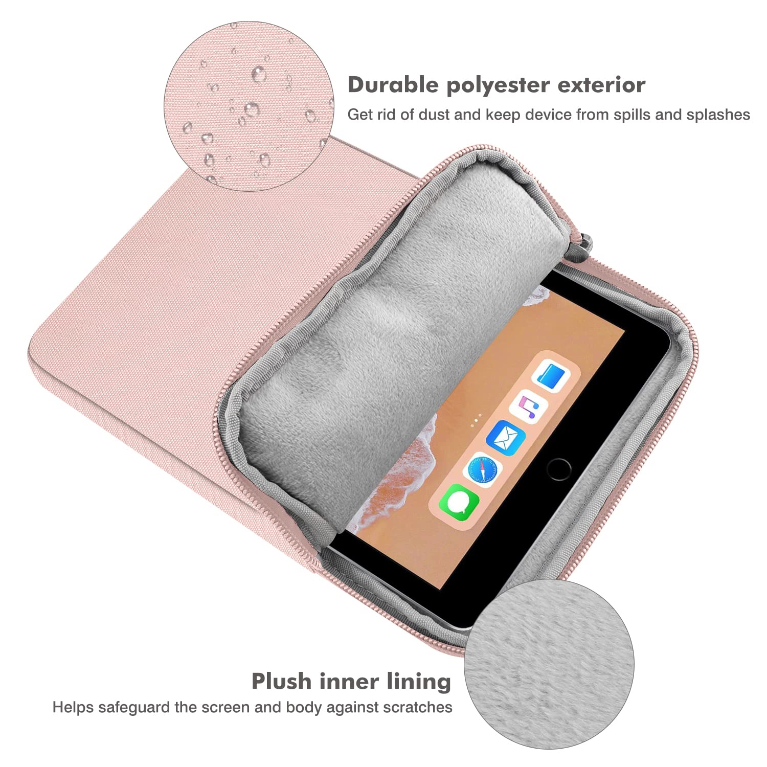 Foto 4 pulgar | Funda Para Tablet Moko De 9 A 11 Pulgadas Para Ipad Air 5 10.9 2022  Color Rosa - Venta Internacional.
