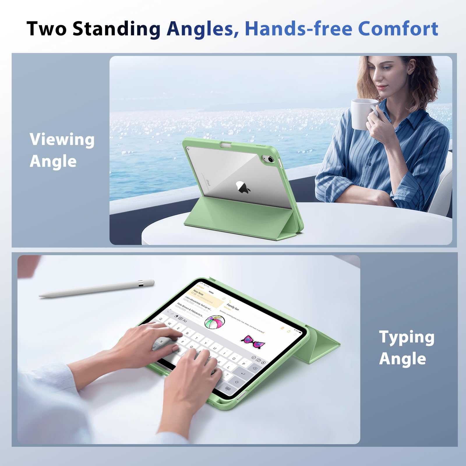 Foto 7 | Funda Timovo Para Ipad (a16) 11th Gen 11'' 2025 Con Soporte Para Lápices - Venta Internacional.