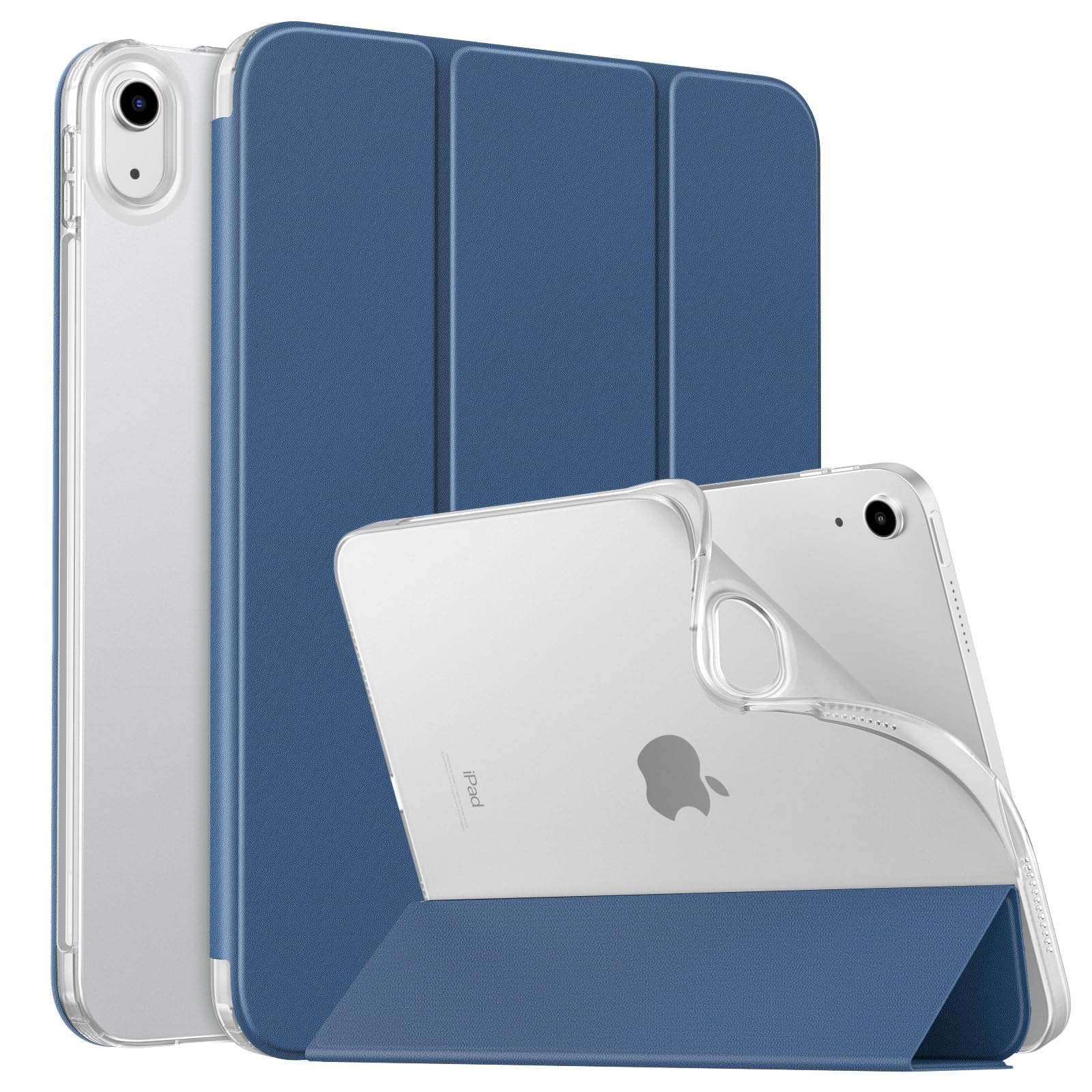 Funda Moko Para Ipad 11.ª Y 10.ª Generación  11/10 9 Pulgadas  Color Azul Grisáceo - Venta Internacional.
