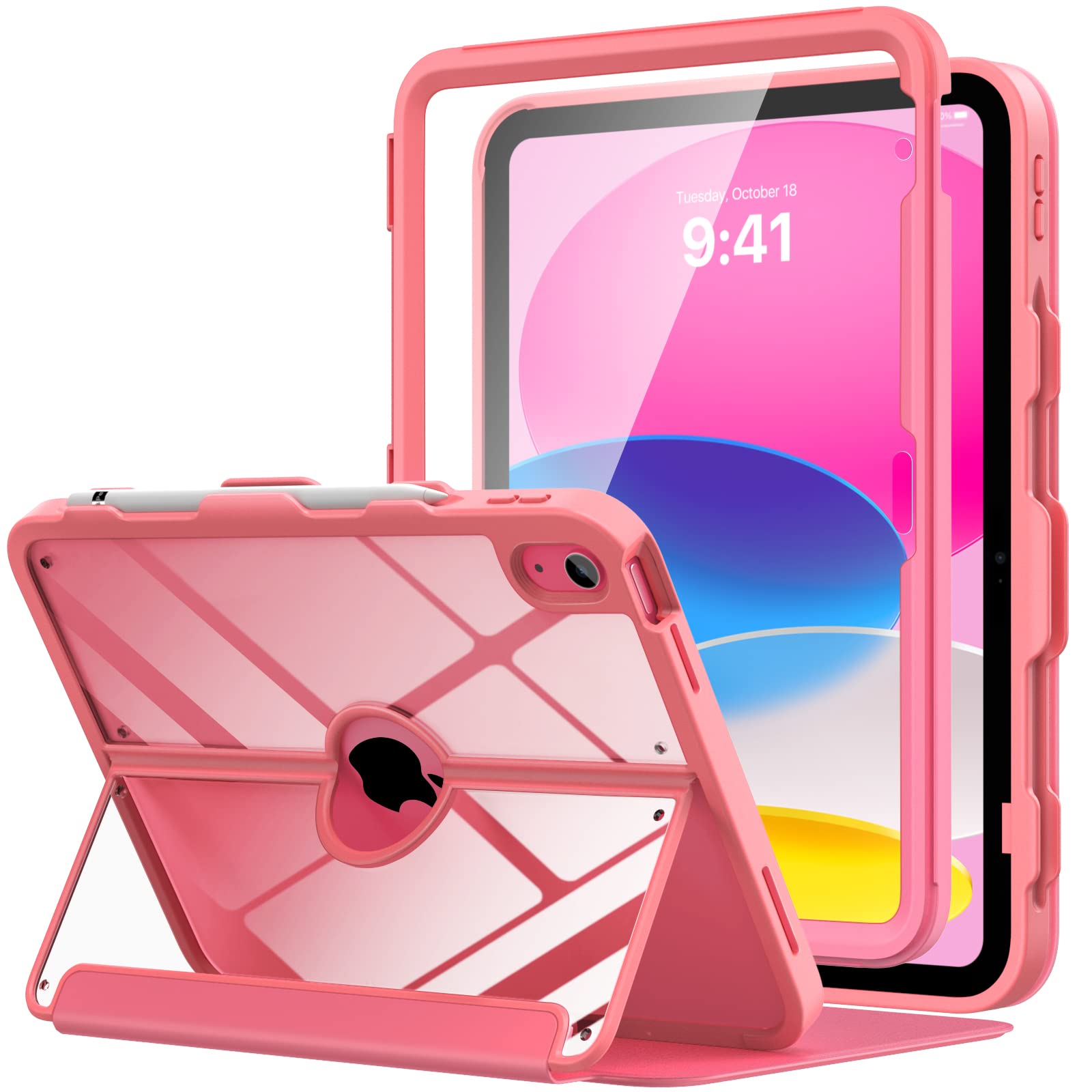 Funda Moko Para Ipad De 11 Pulgadas (a16) De 11.ª Generación Con Soporte Para Lápices - Venta Internacional.