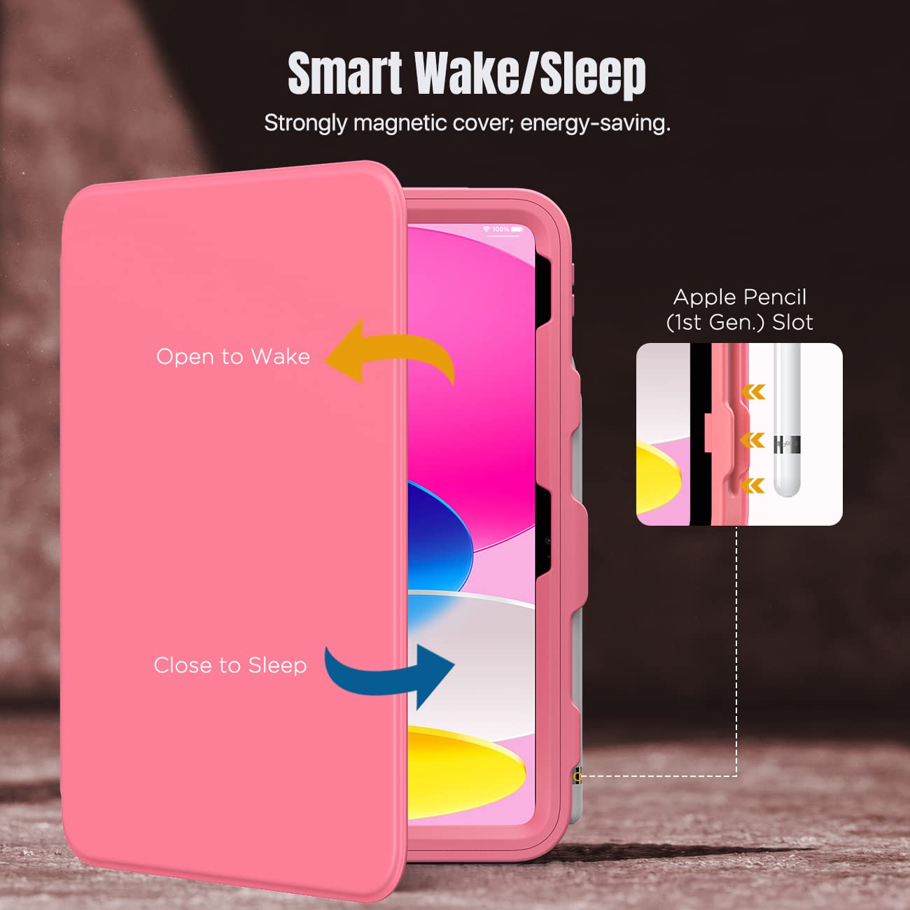 Foto 5 | Funda Moko Para Ipad De 11 Pulgadas (a16) De 11.ª Generación Con Soporte Para Lápices - Venta Internacional.